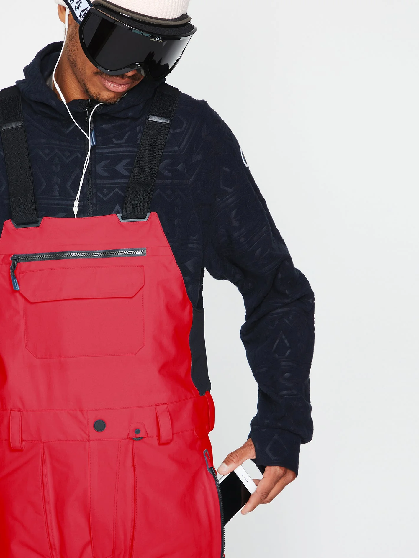 Salopette de snow Rain Gore-Tex - Red - Image 10