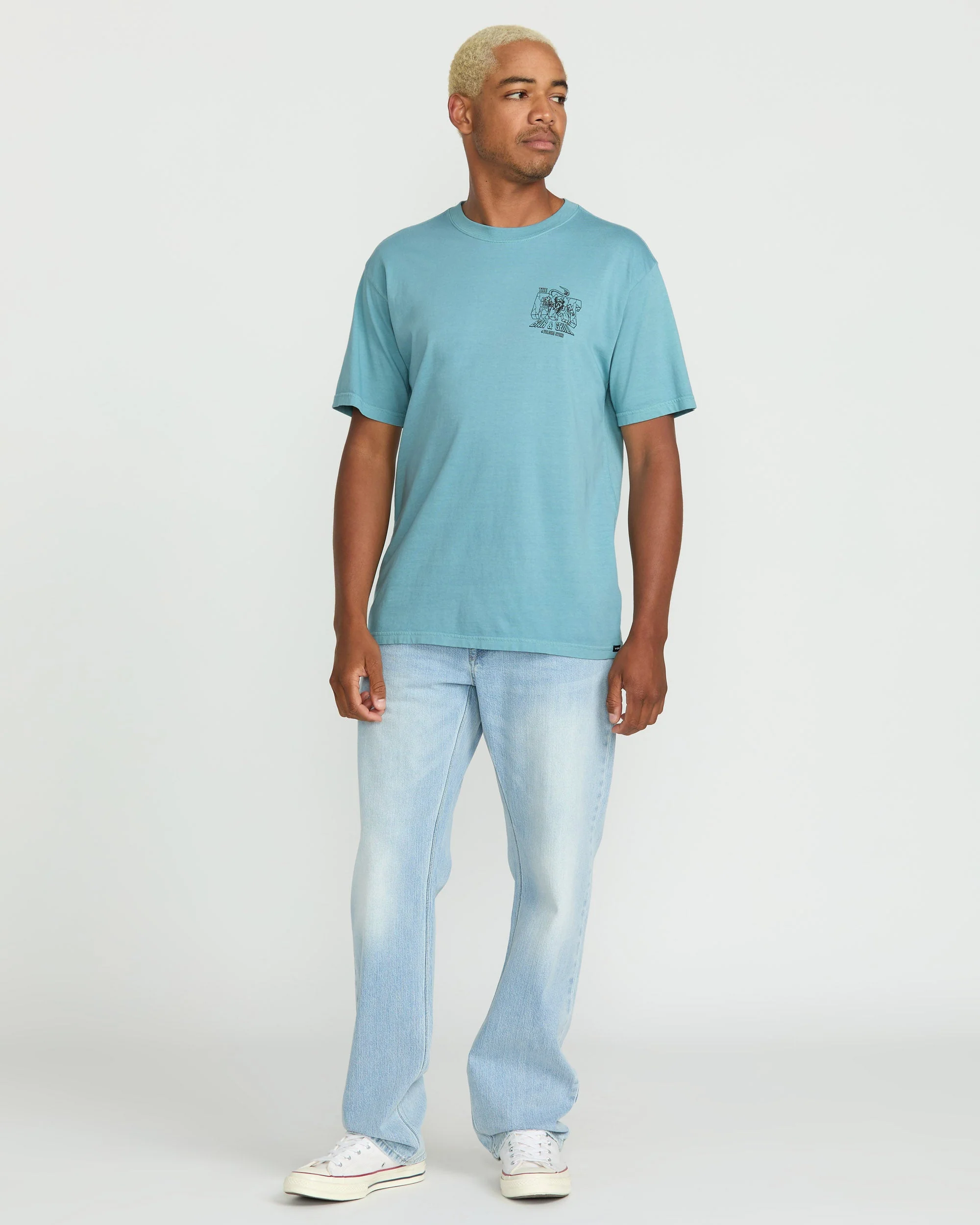 T-Shirt Rat Bar - Used Blue - Image 3
