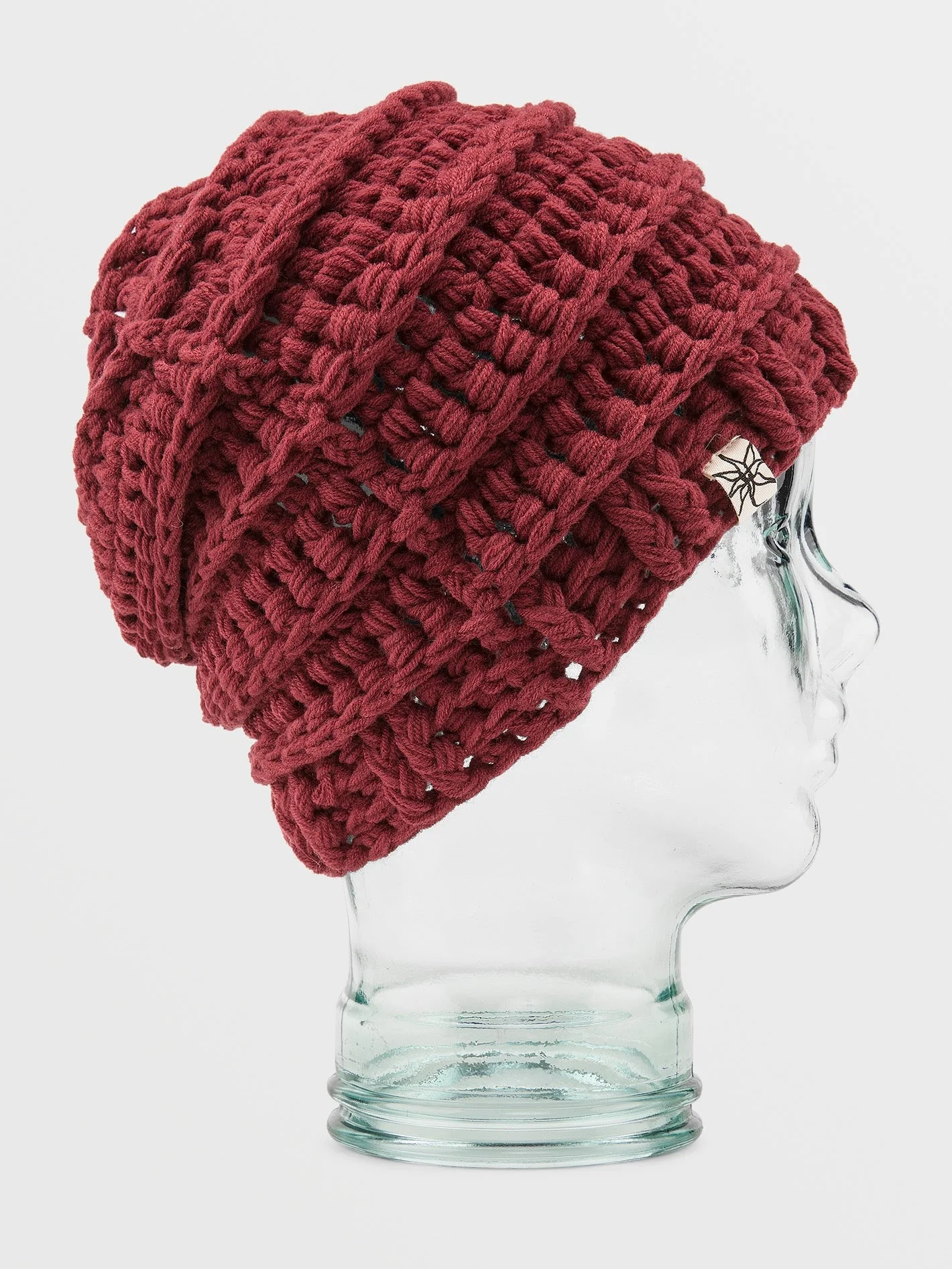 Bonnet en maille Rav - MAROON