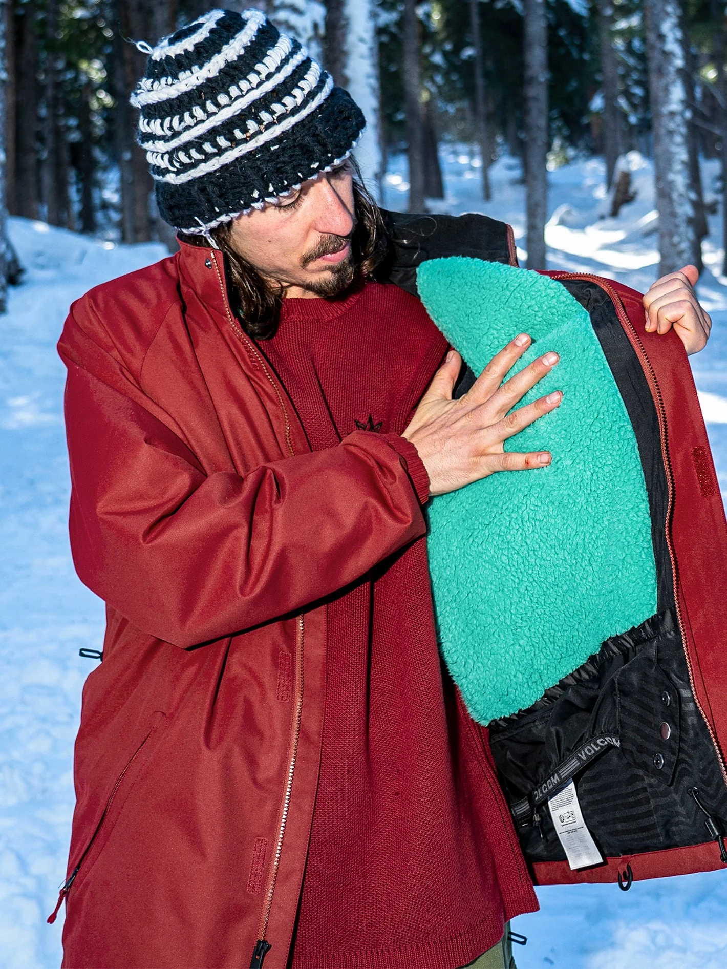 Veste Ravraah - MAROON - Image 4