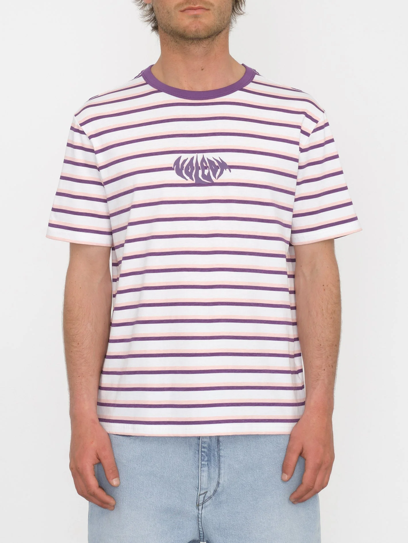T-shirt Stripe Rayeah - WHITE