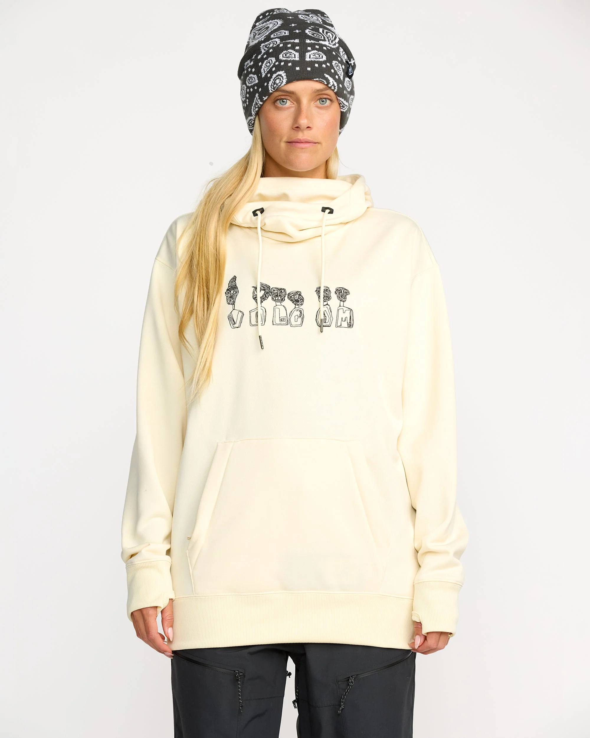 Sweat à capuche Riding Hydro - Bone