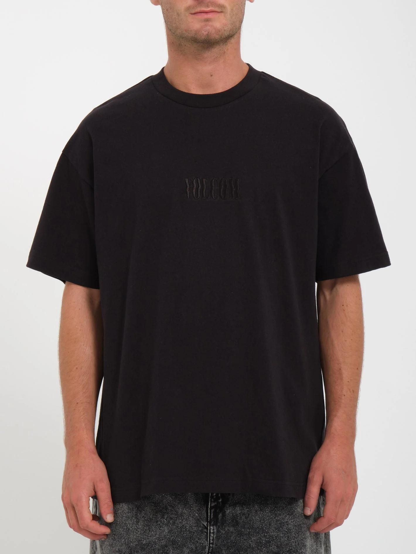 T-shirt Ripple Stone - BLACK