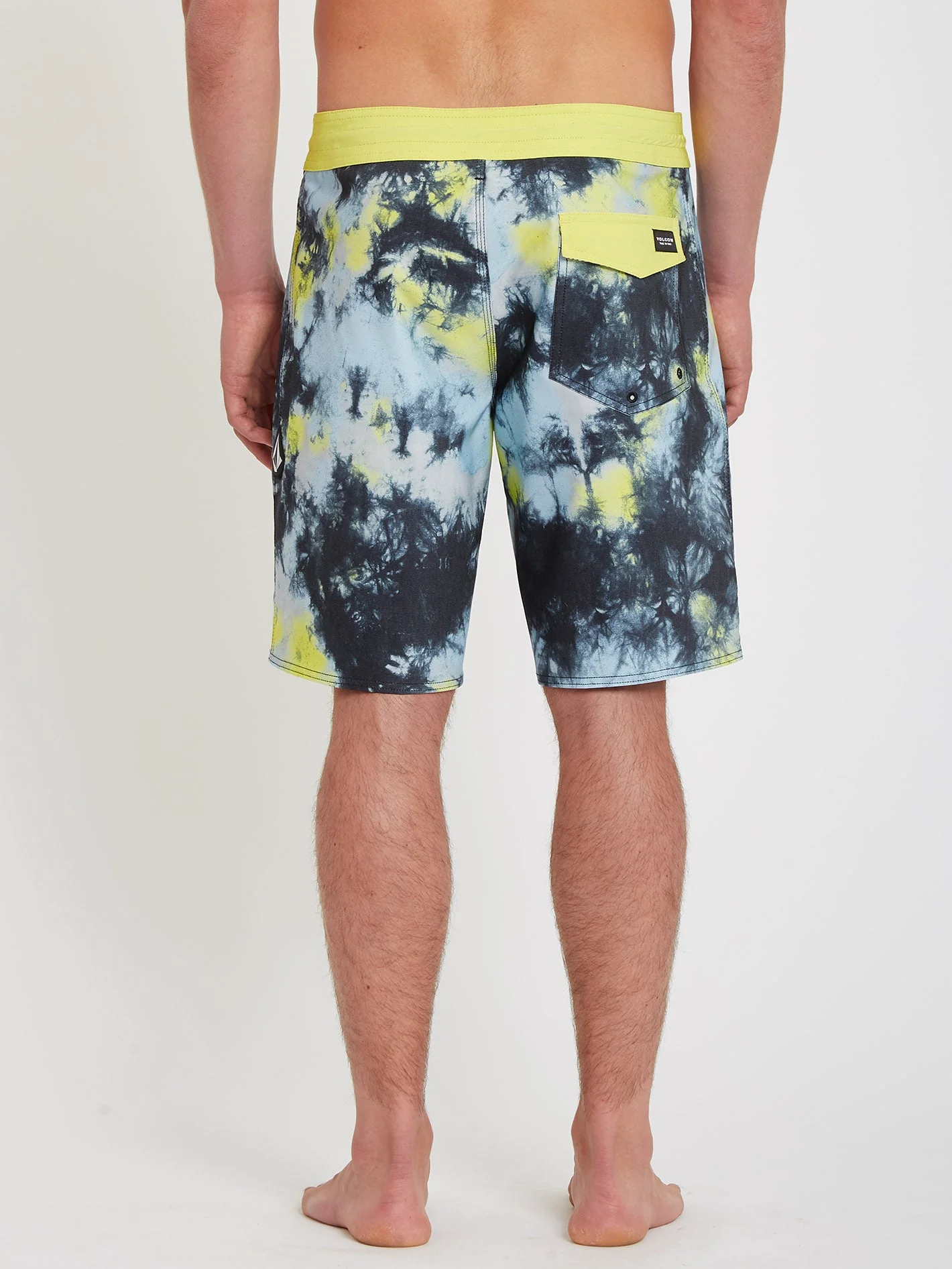Boardshort Saturate Stoney 19" - LIME TIE DYE - Image 3