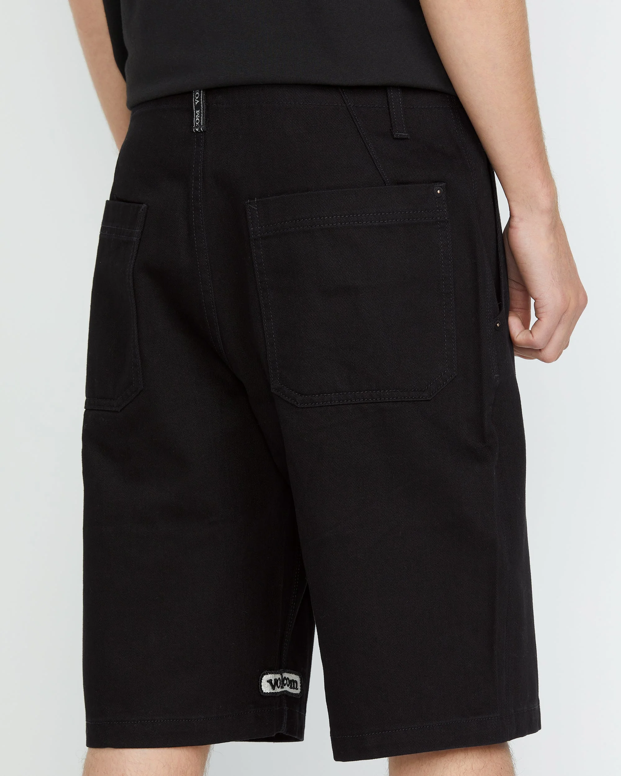 Short Denim Sawhorse - BLACK - Image 5