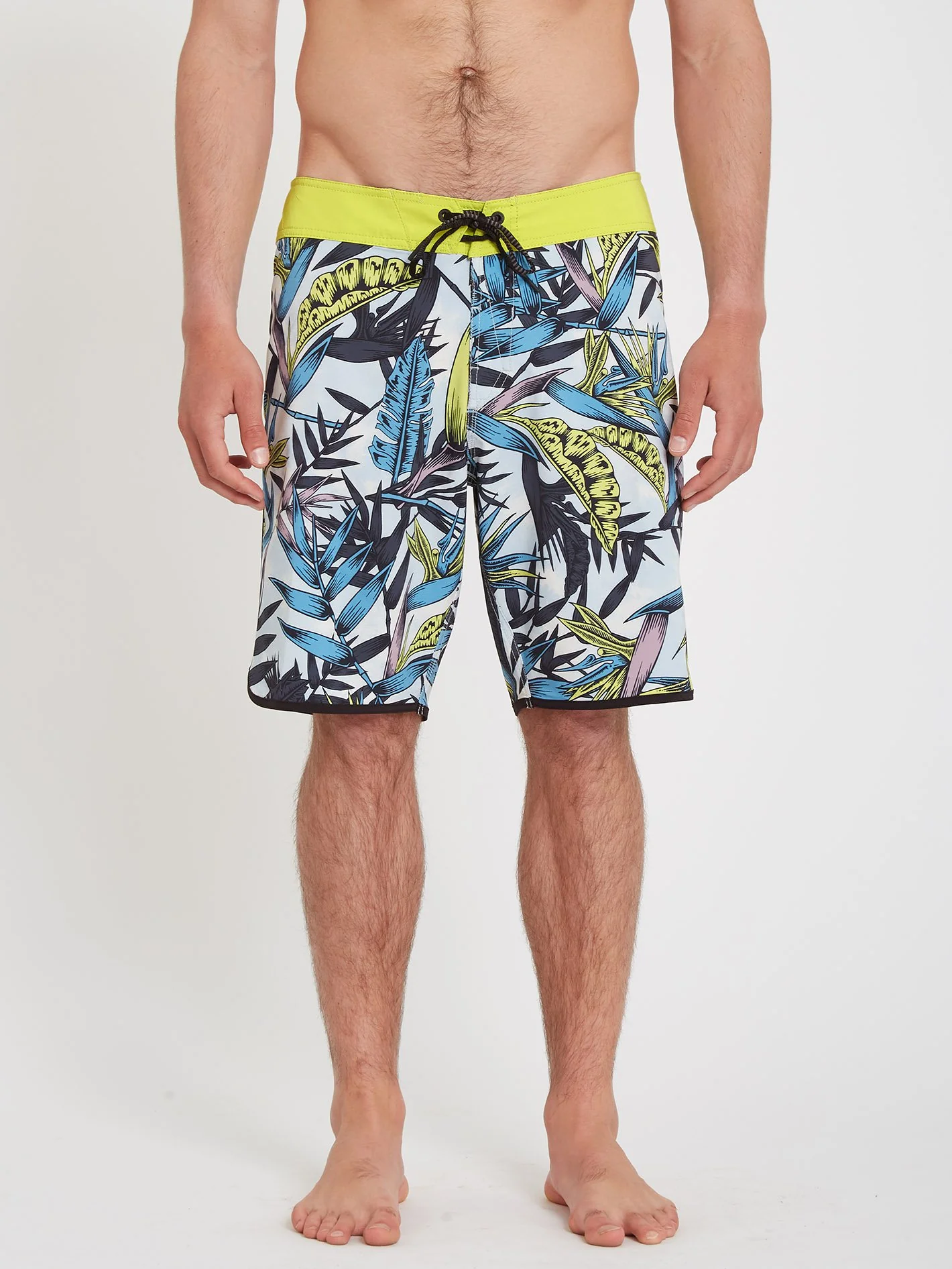 Boardshort Scallop Mod-tech 19" - LIMEADE
