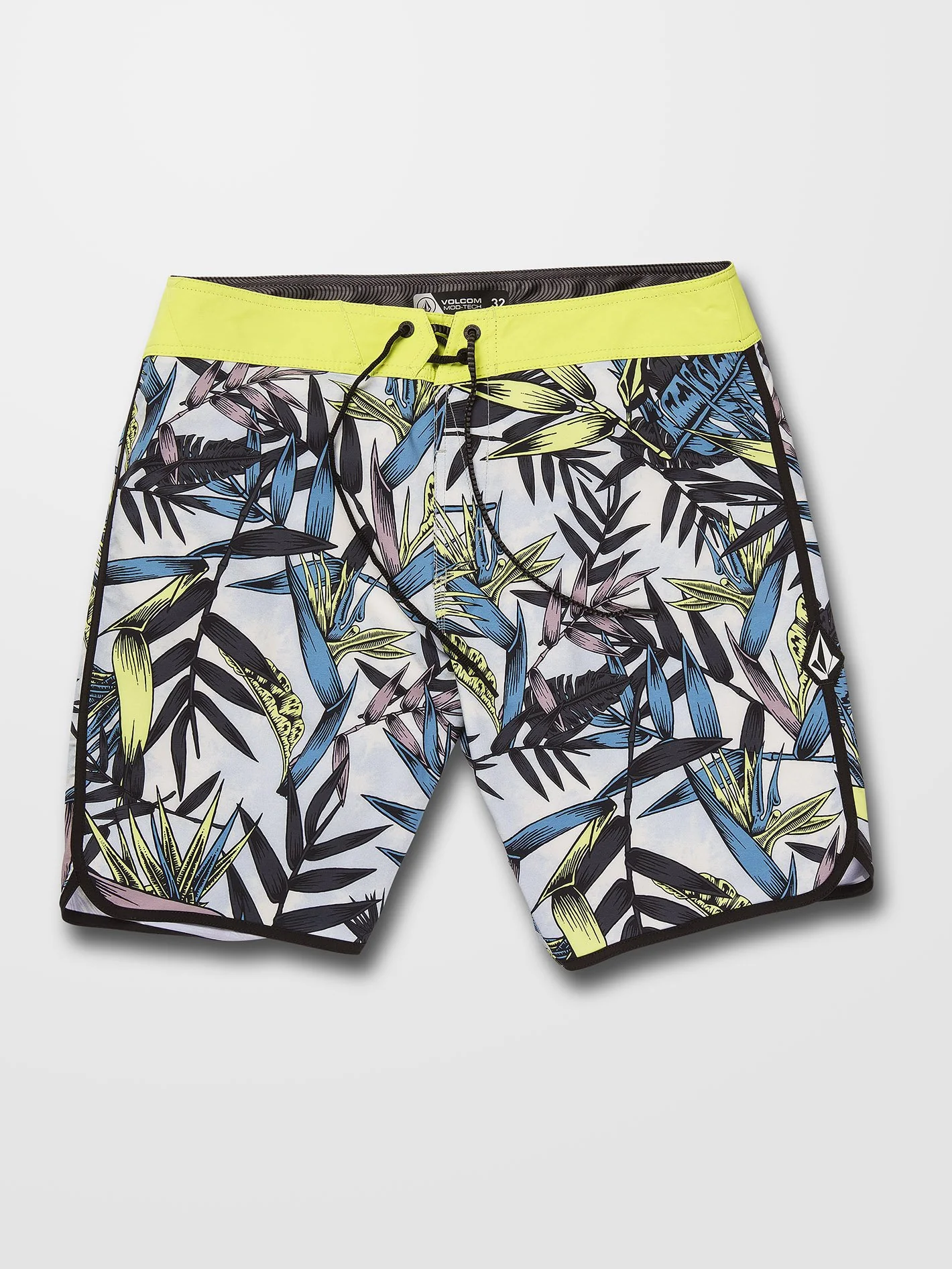 Boardshort Scallop Mod-tech 19" - LIMEADE - Image 5