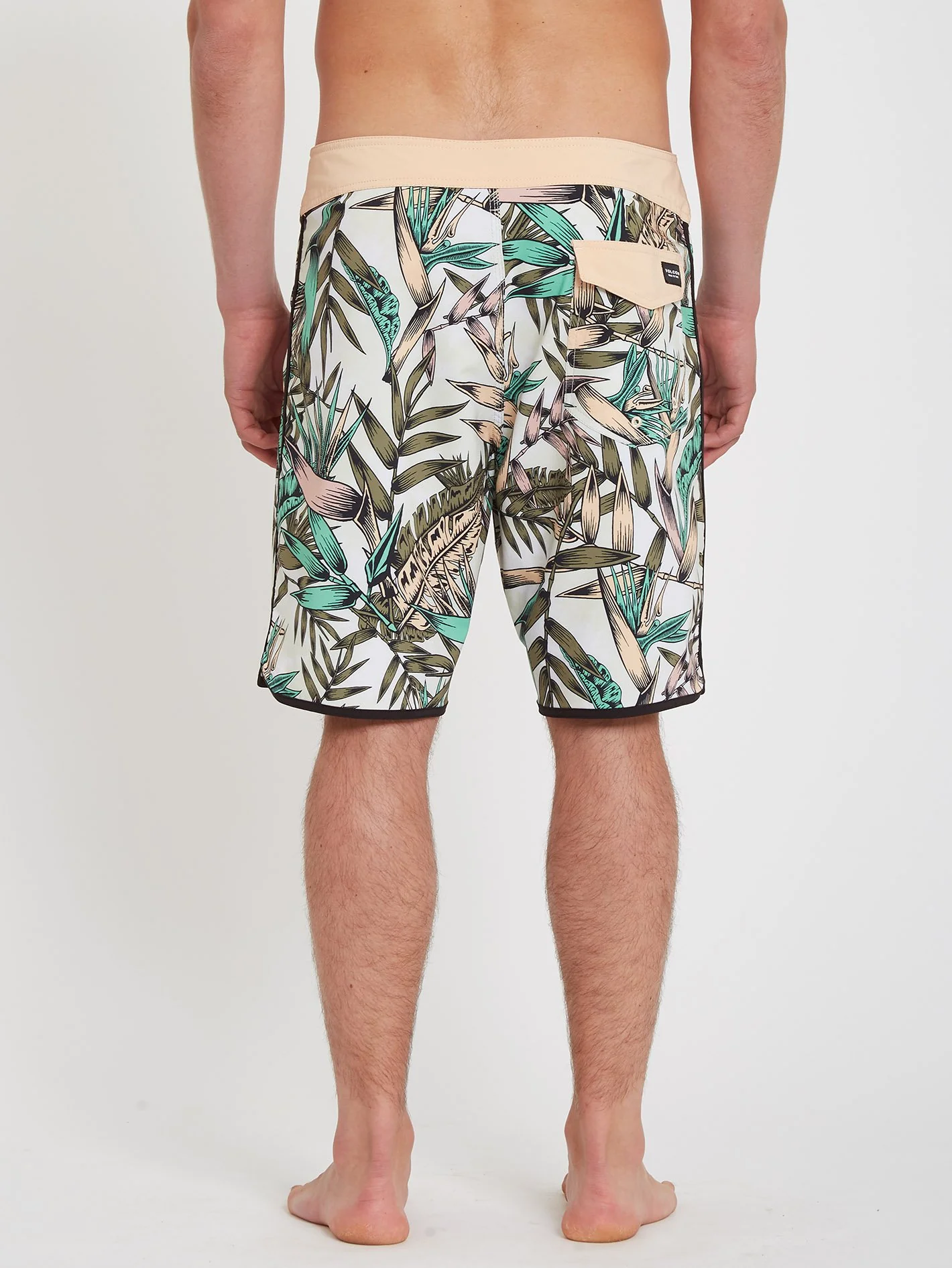 Boardshort Scallop Mod-tech 19" - MARTINI OLIVE - Image 2