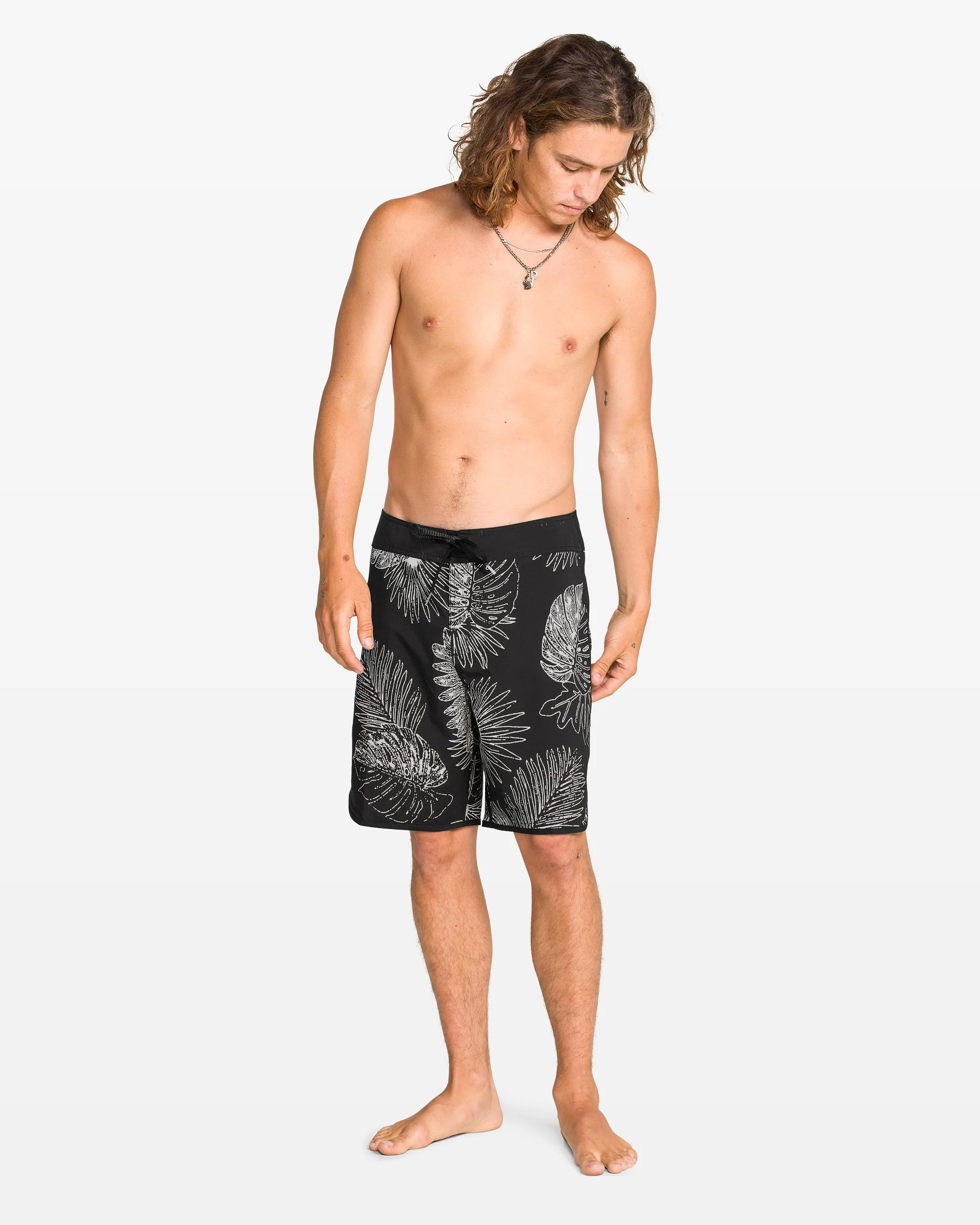 Boardshort Scallop Mod 19" - Black - Image 3