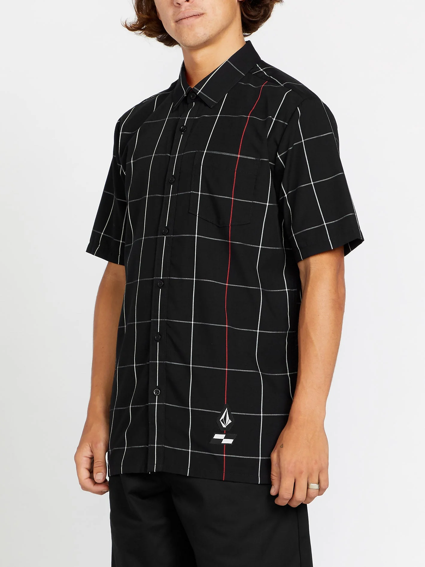 Chemise Schroff X Volcom Plaid - Black - Image 5