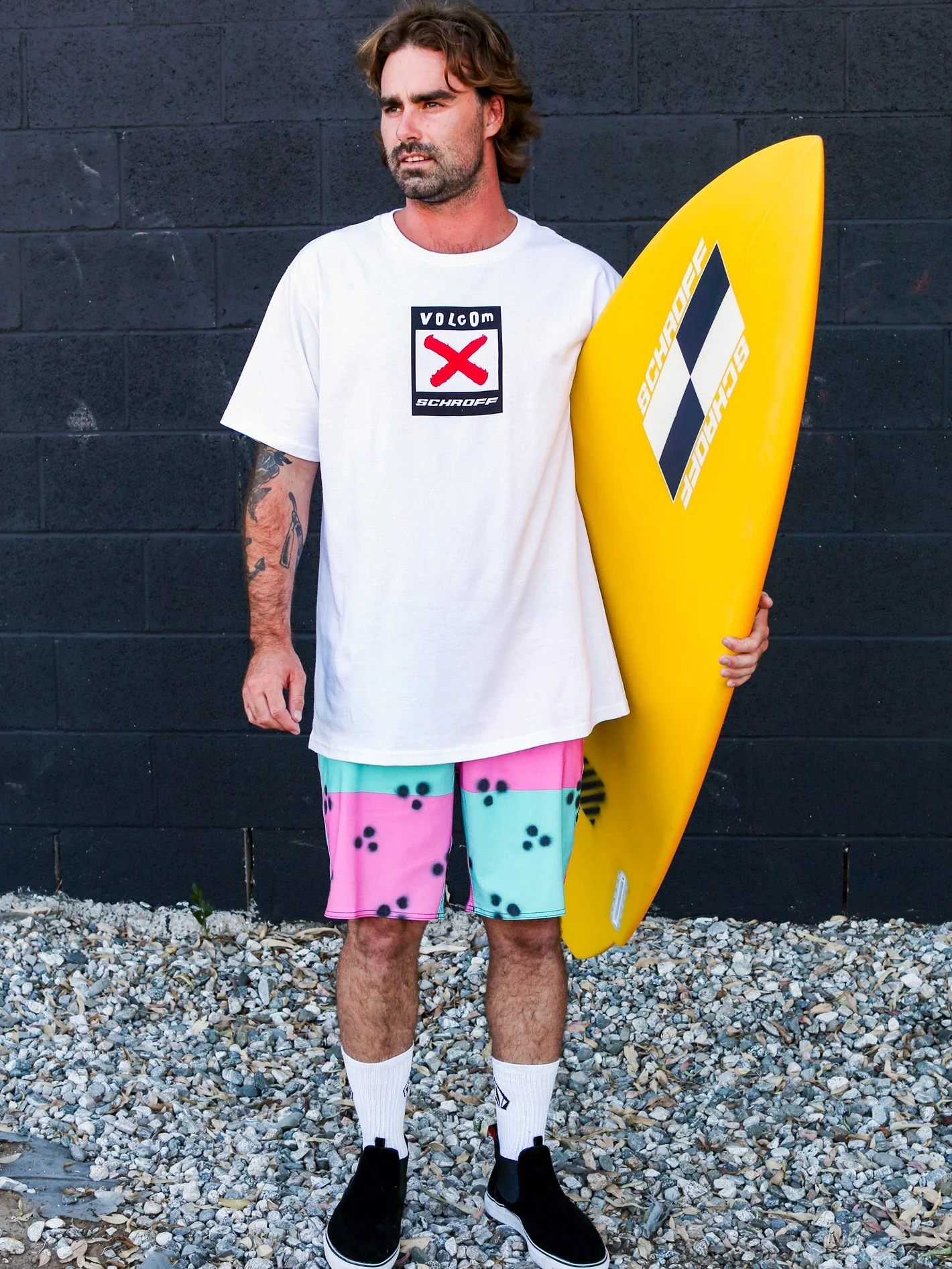Boardshort Schroff X Volcom Stoney 19" - Dusty Aqua - Image 2