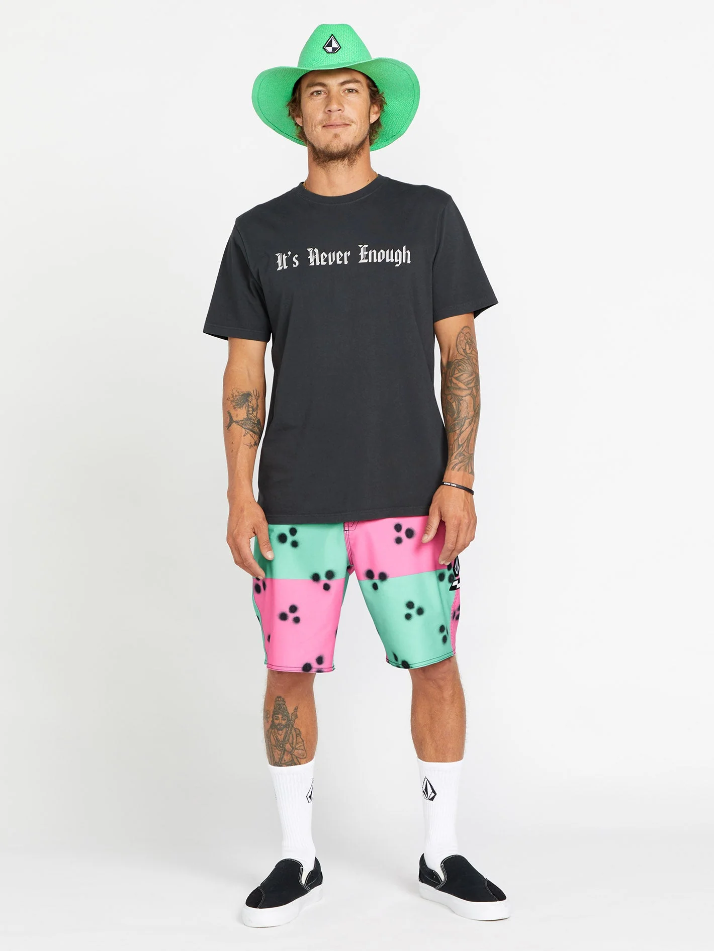 Chapeau de paille Schroff X Volcom - Dusty Aqua - Image 4