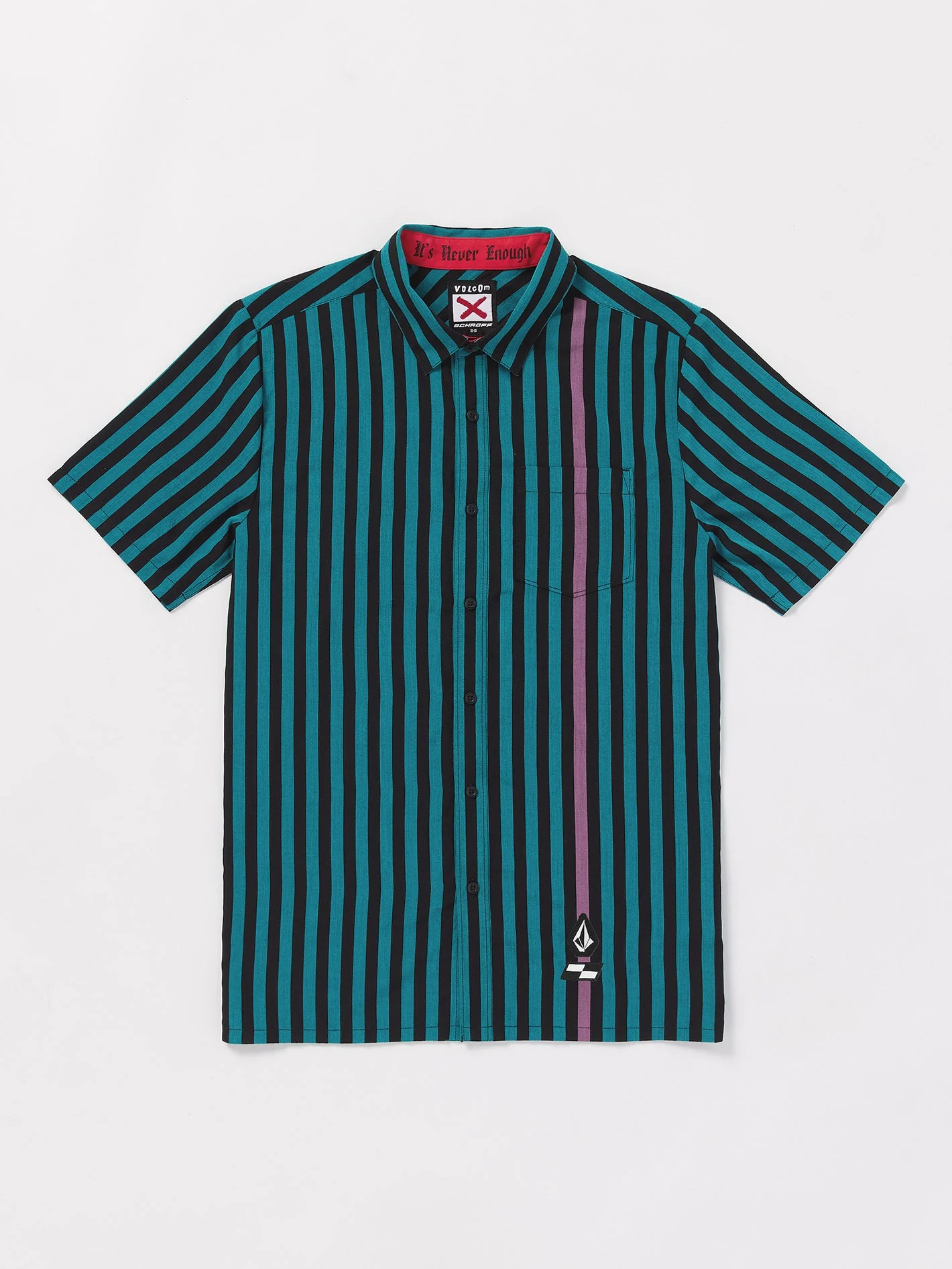 Chemise Schroff X Volcom Stripe - Dusty Aqua - Image 4