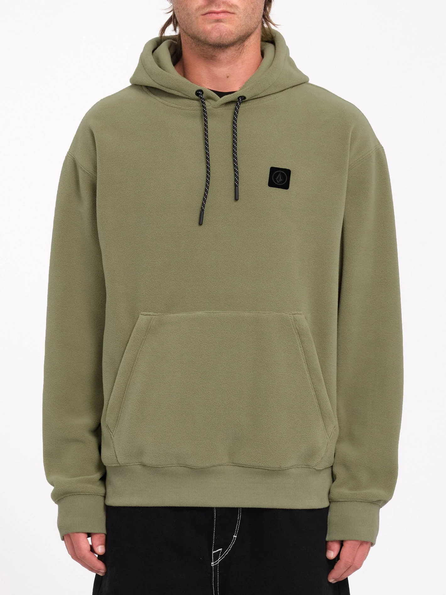 Sweat à capuche Second Trip - THYME GREEN