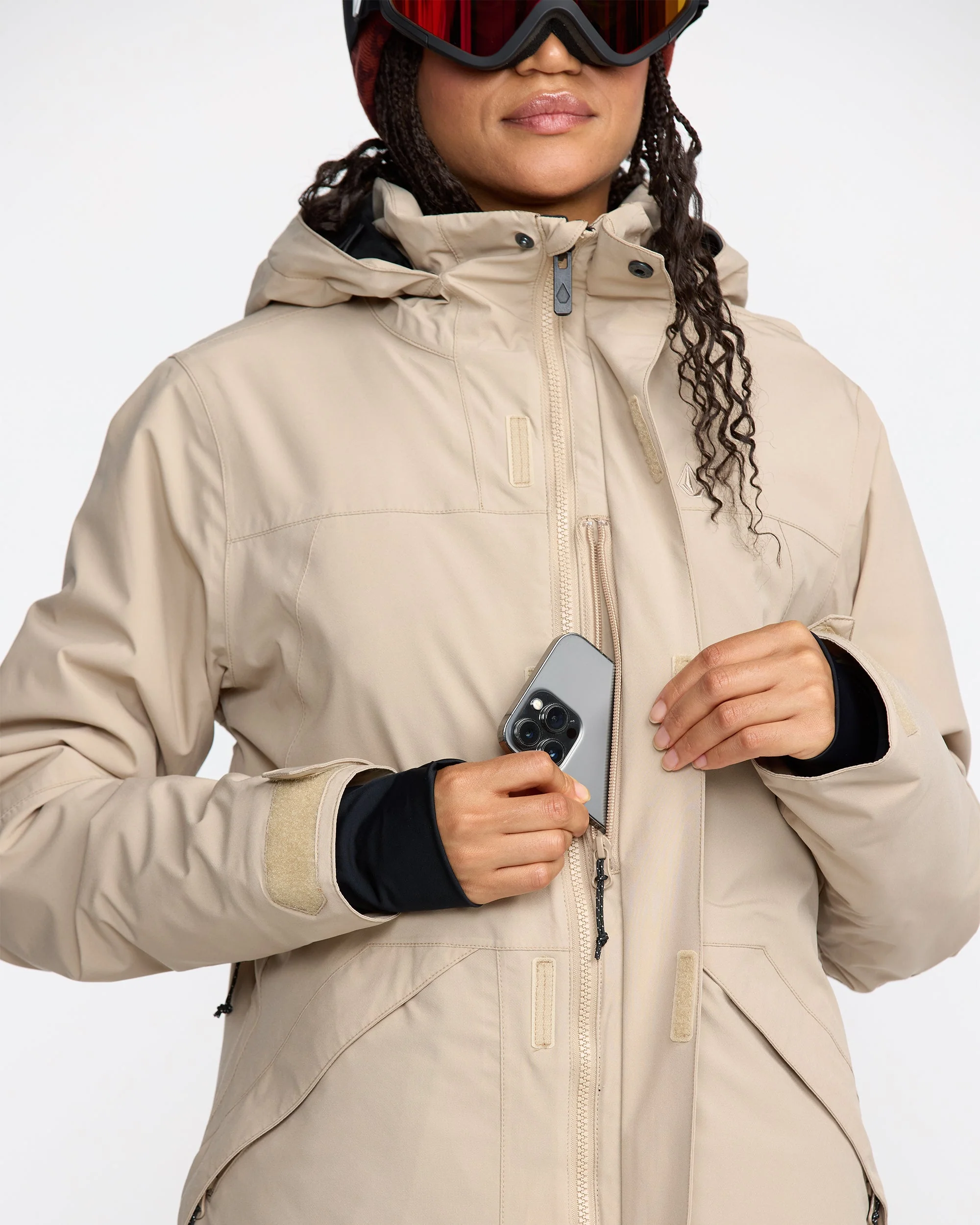 Veste Shelter 20K 3D Stretch - Oatmeal - Image 8