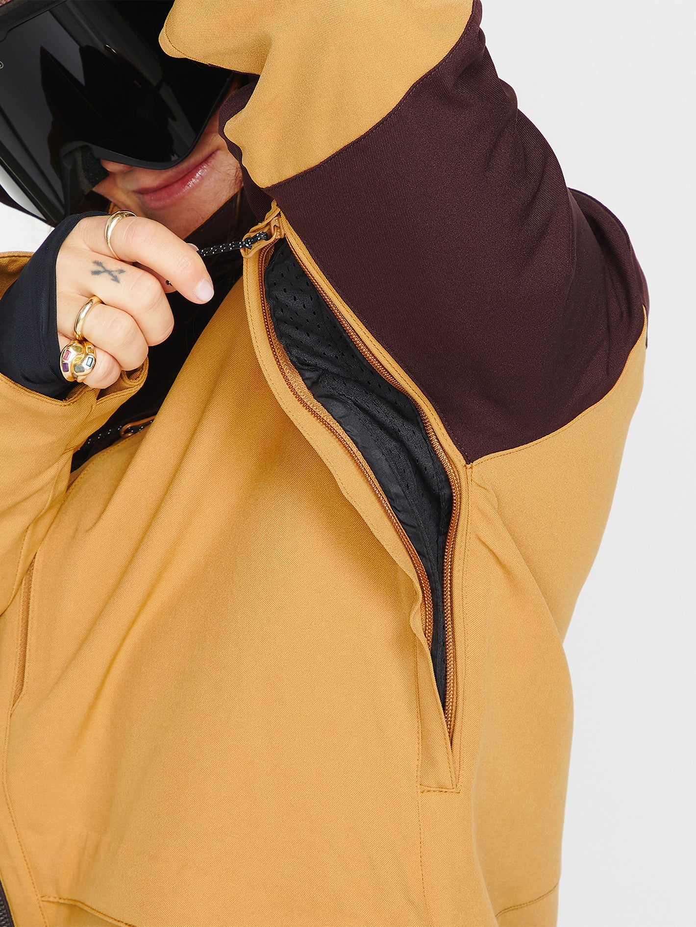 Veste de snow Shelter 3D Stretch - Caramel - Image 10