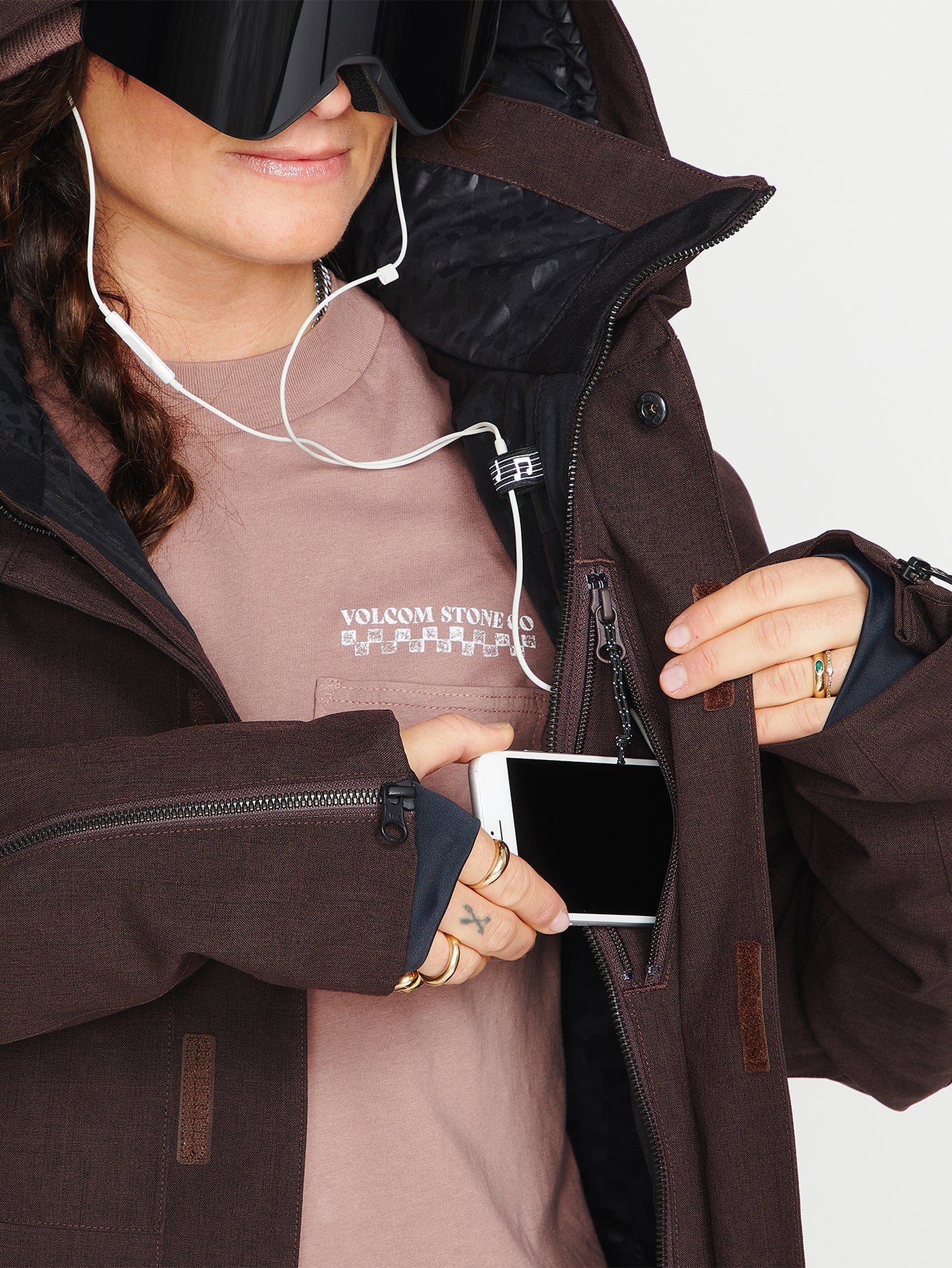 Veste de snow Sherwin Insulated - Black Plum - Image 6