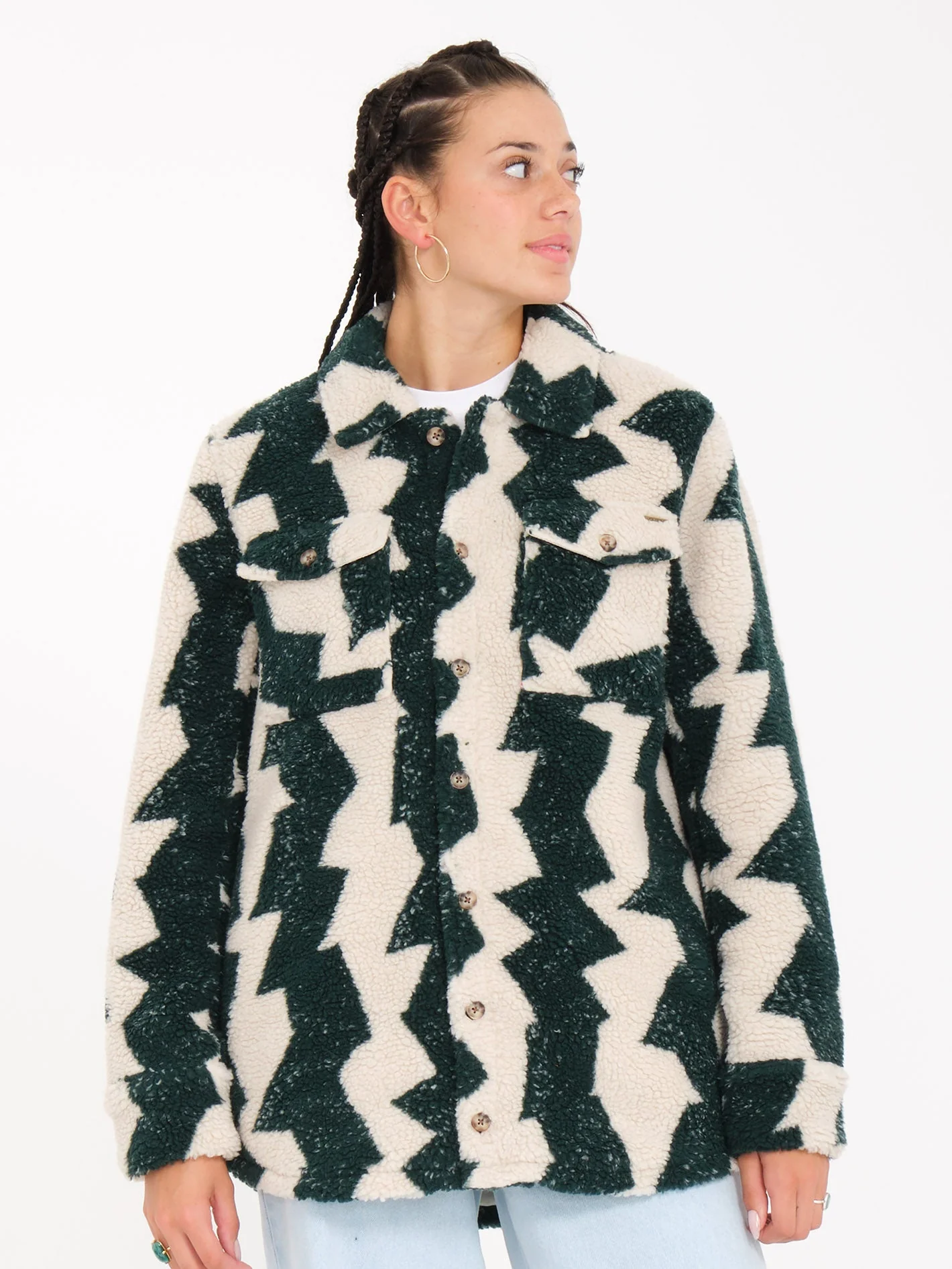 Veste Silent Sherpa - PONDEROSA PINE
