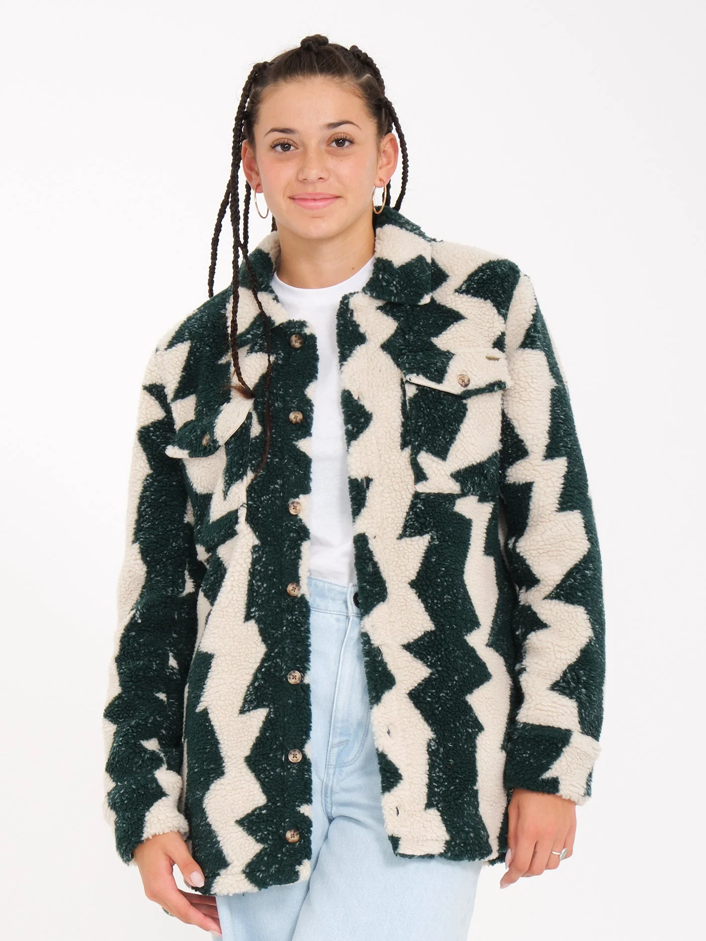 Veste Silent Sherpa - PONDEROSA PINE - Image 3