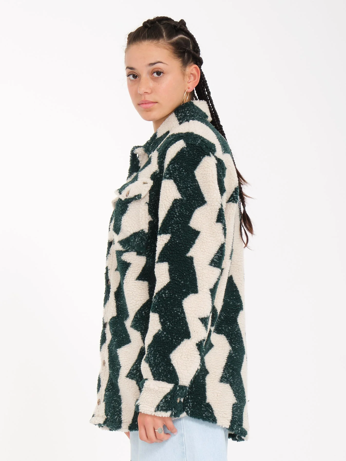 Veste Silent Sherpa - PONDEROSA PINE - Image 4