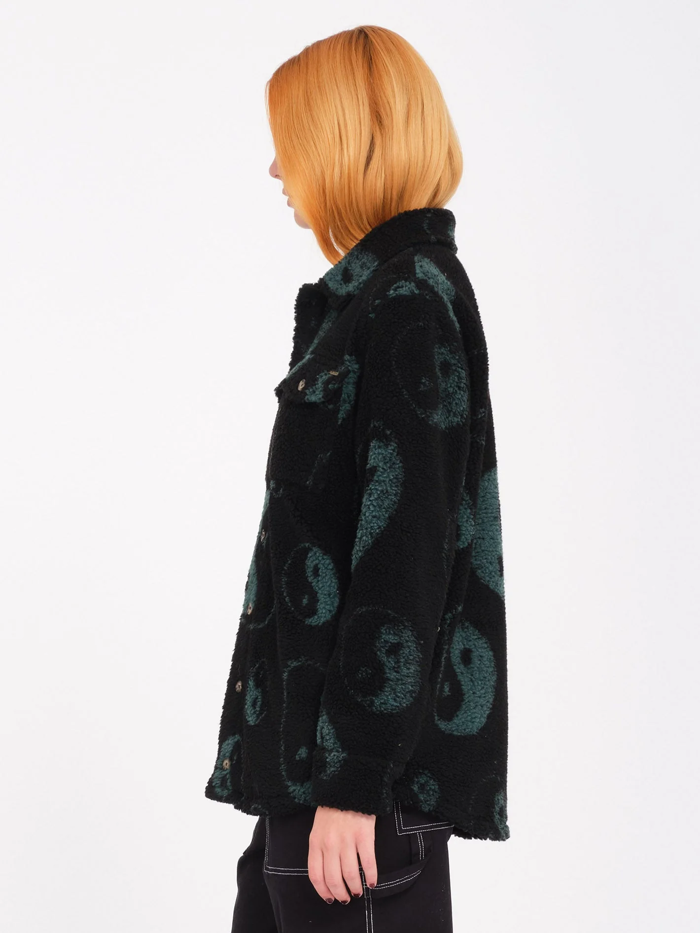 Veste Sherpa Silent - BLACK COMBO - Image 4