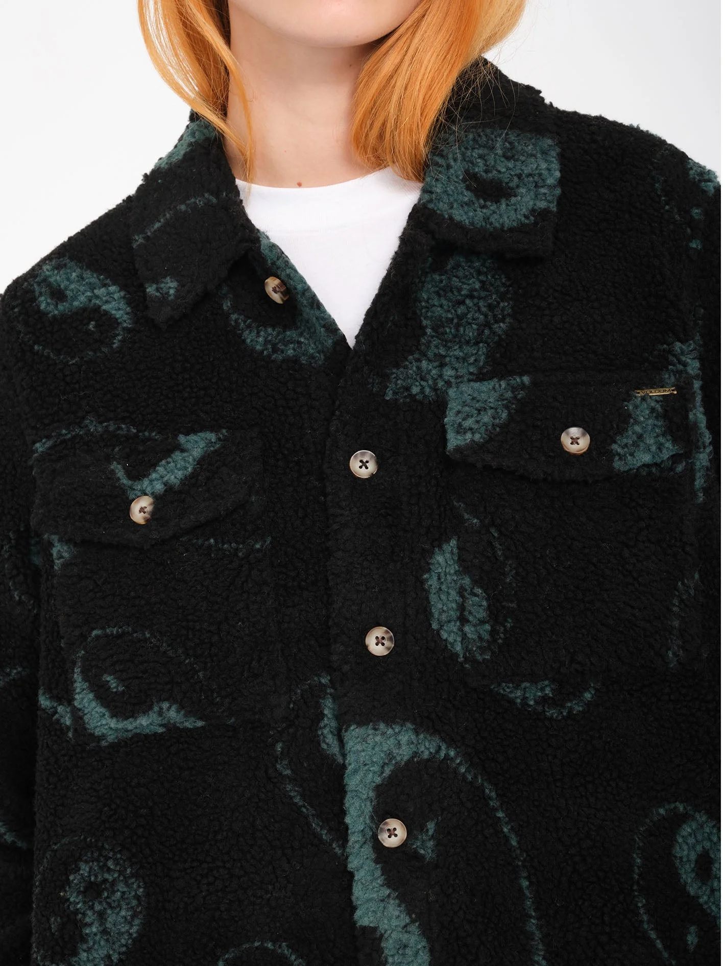 Veste Sherpa Silent - BLACK COMBO - Image 5