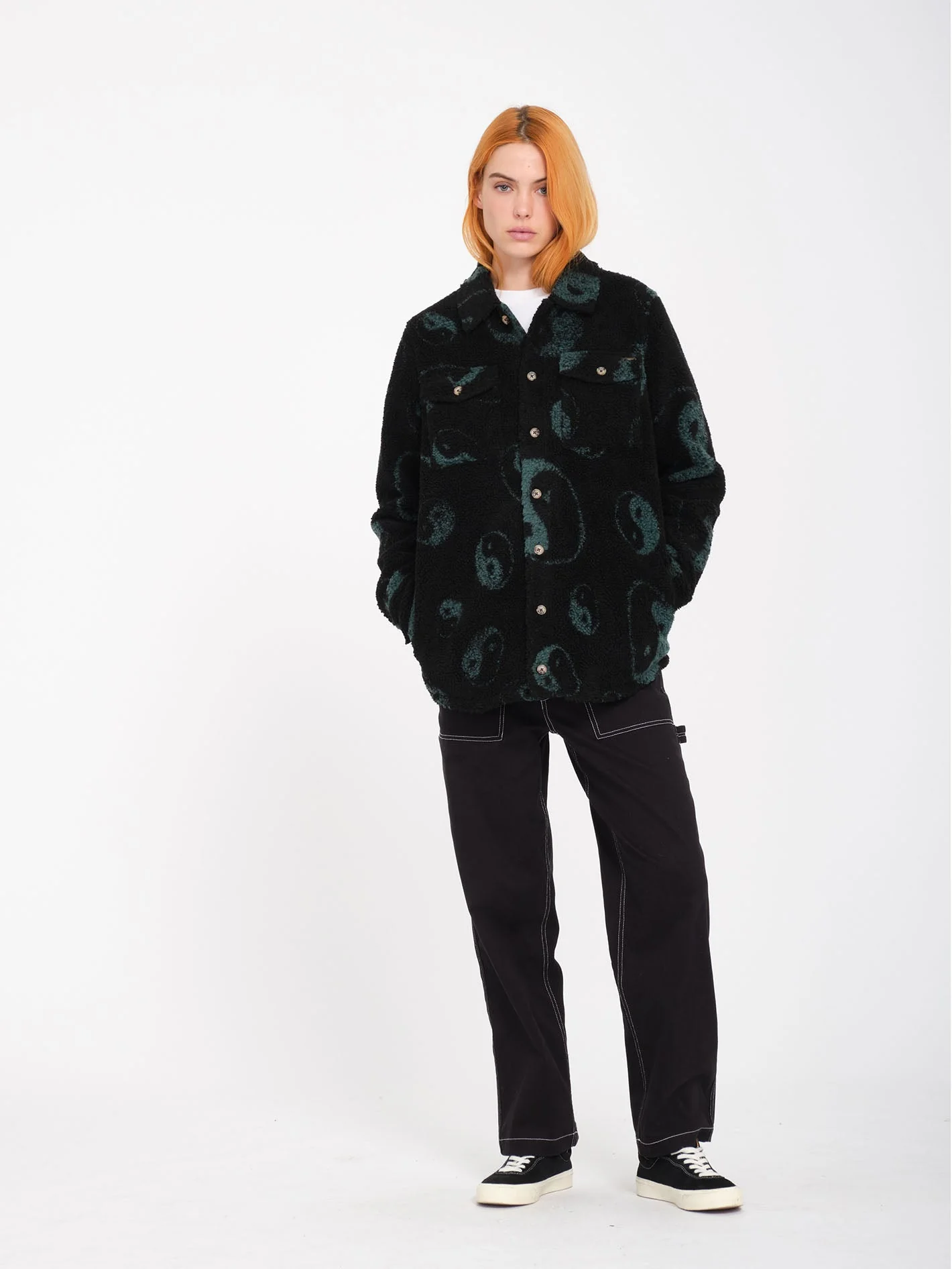 Veste Sherpa Silent - BLACK COMBO - Image 7