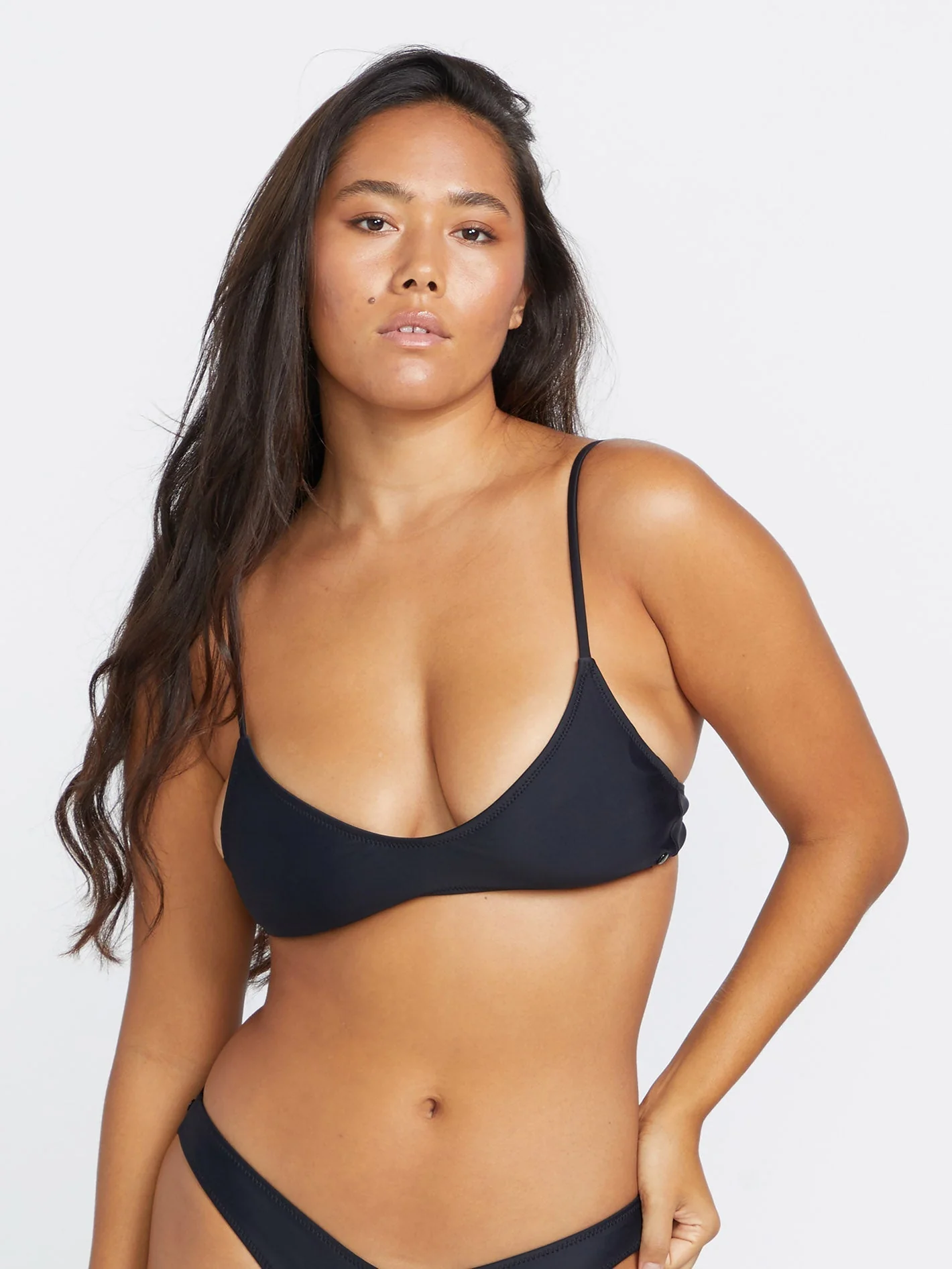 Haut de maillot de bain Simply Solid - BLACK