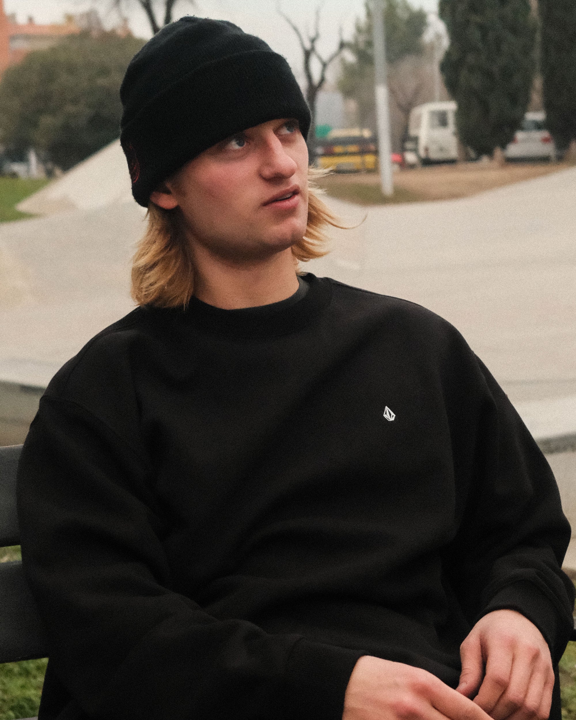 Sweatshirt Single Stone - BLACK - Image 5