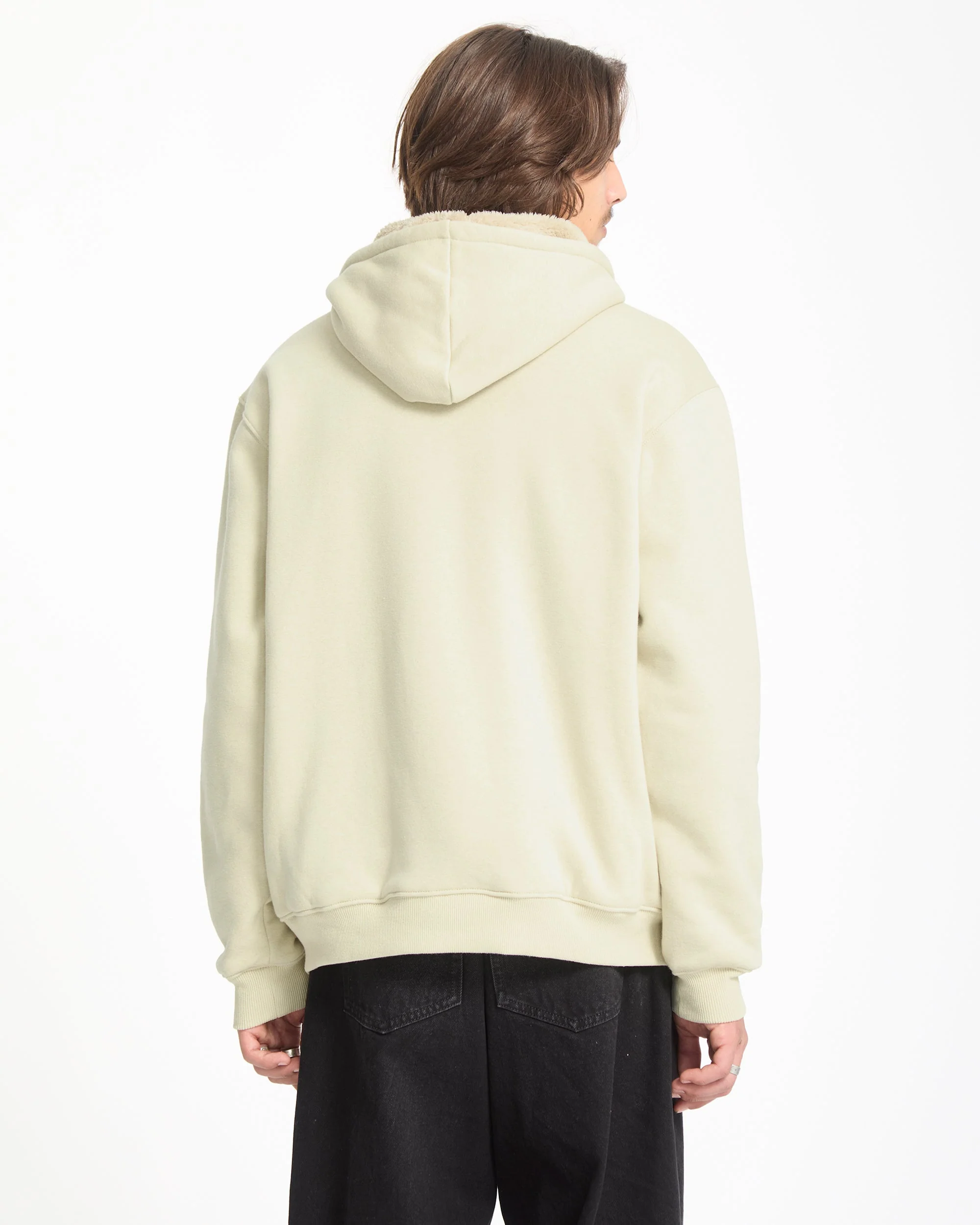 Sweat À Capuche Zippé Single Stone - Light Beige - Image 2