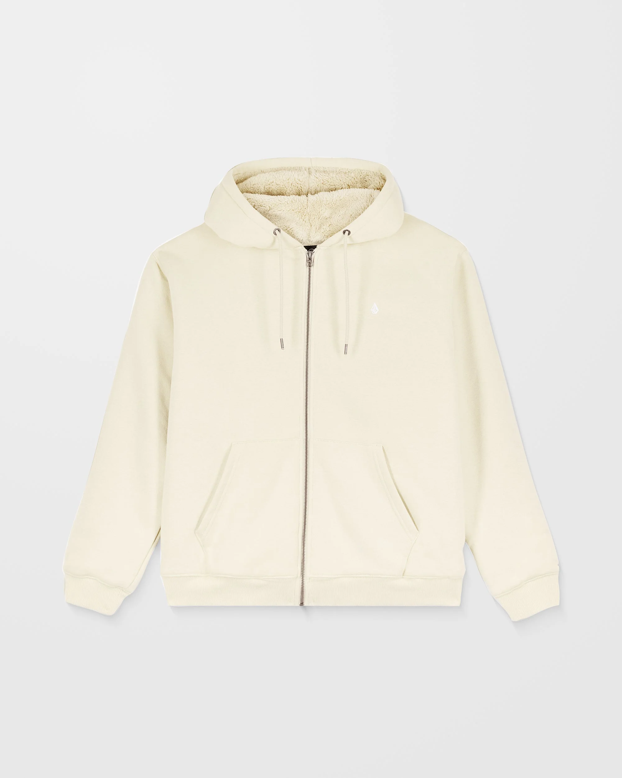 Sweat À Capuche Zippé Single Stone - Light Beige - Image 9