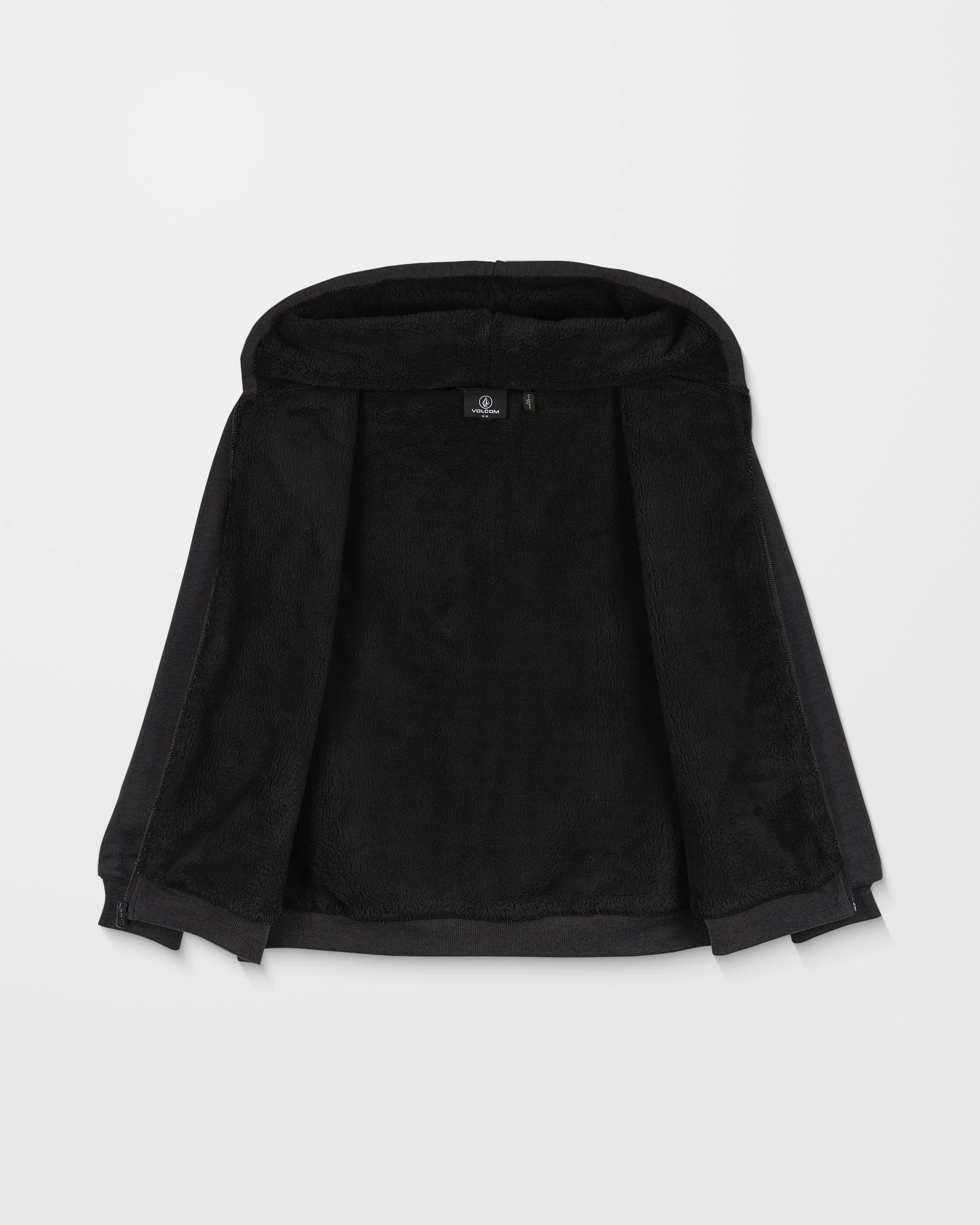 Sweat À Capuche Sherpa Single Stone - Heather Black - Image 10