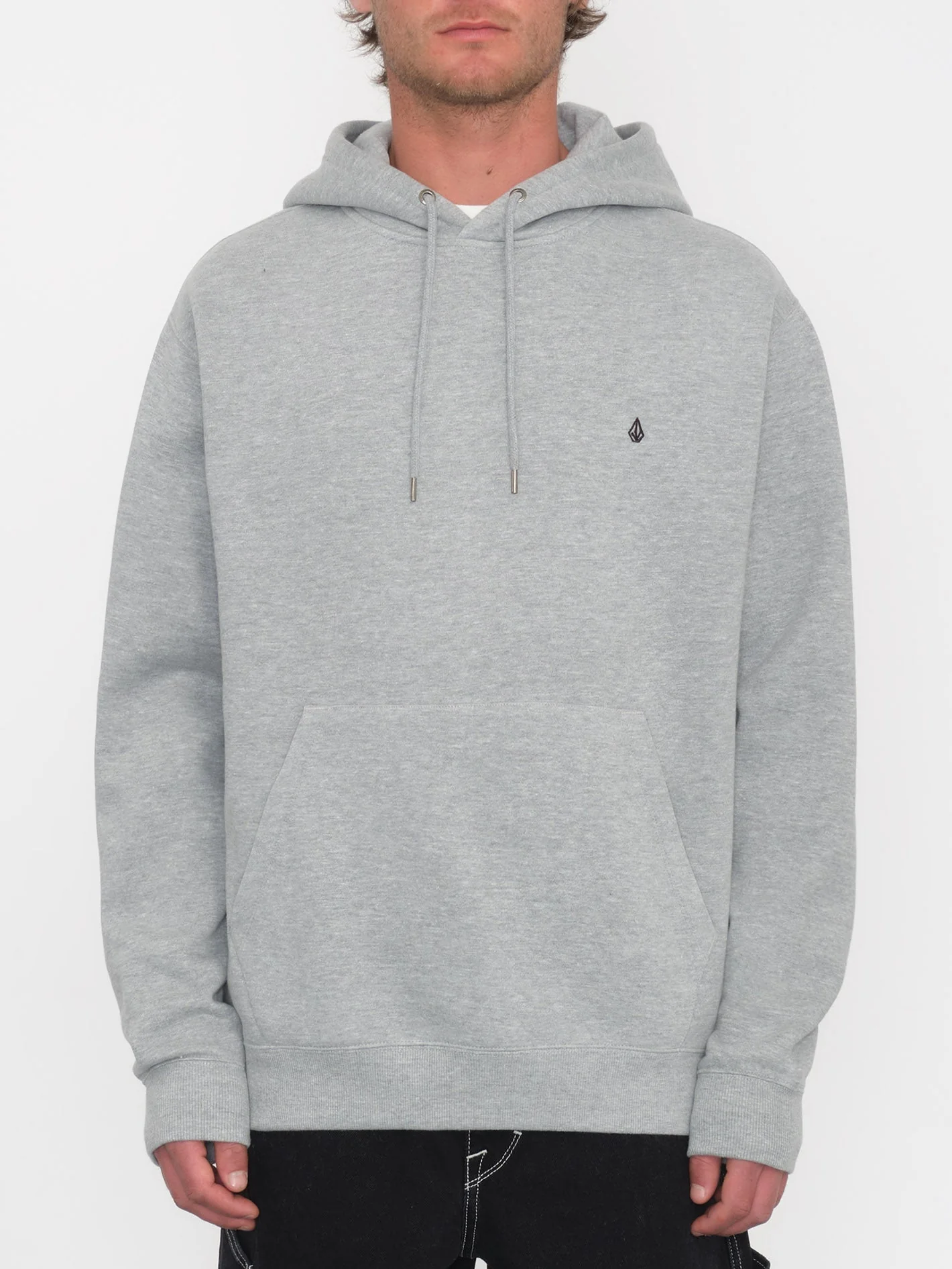 Sweat à capuche Single Stone - HEATHER GREY