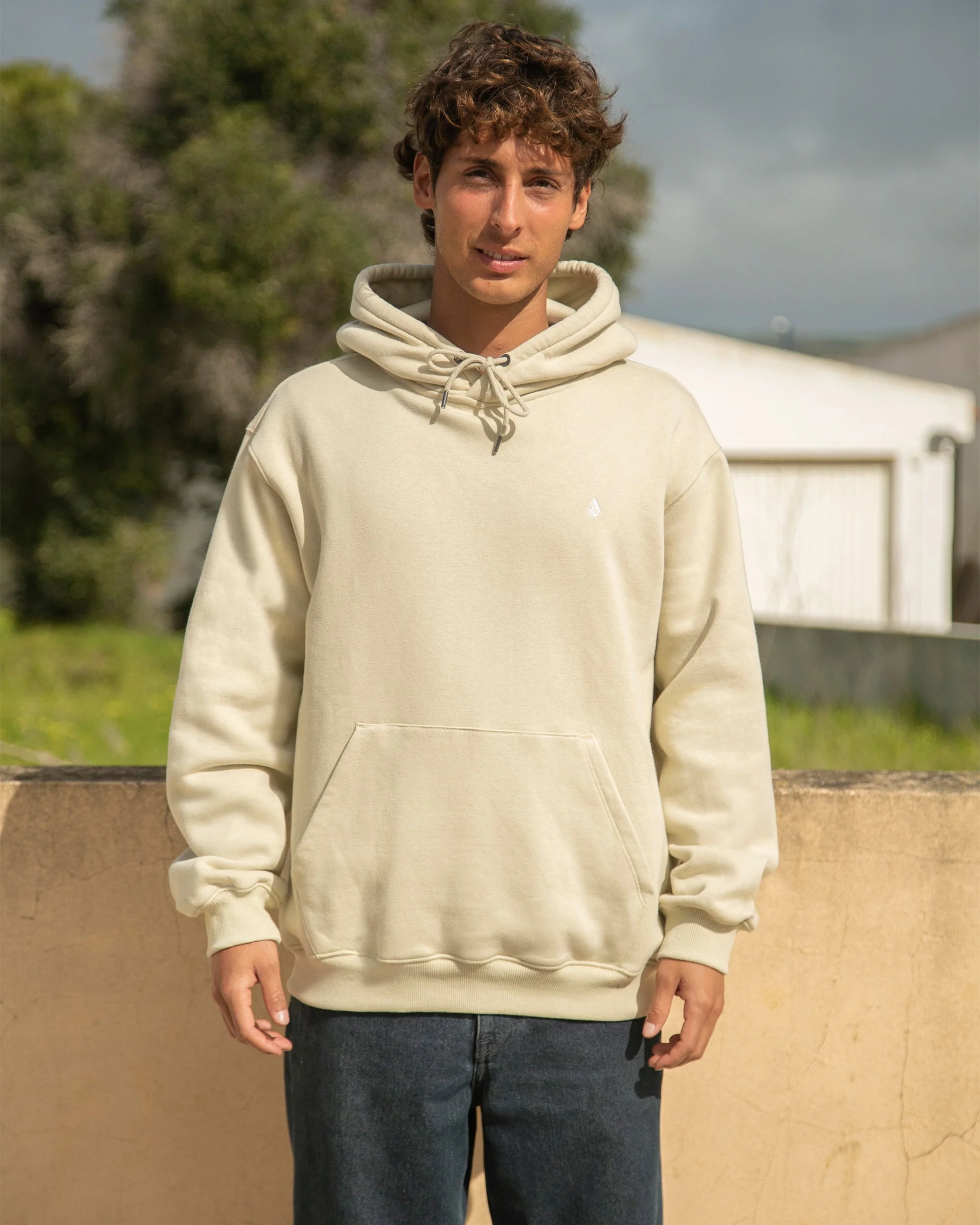 Sweat À Capuche Single Stone - Light Beige - Image 4