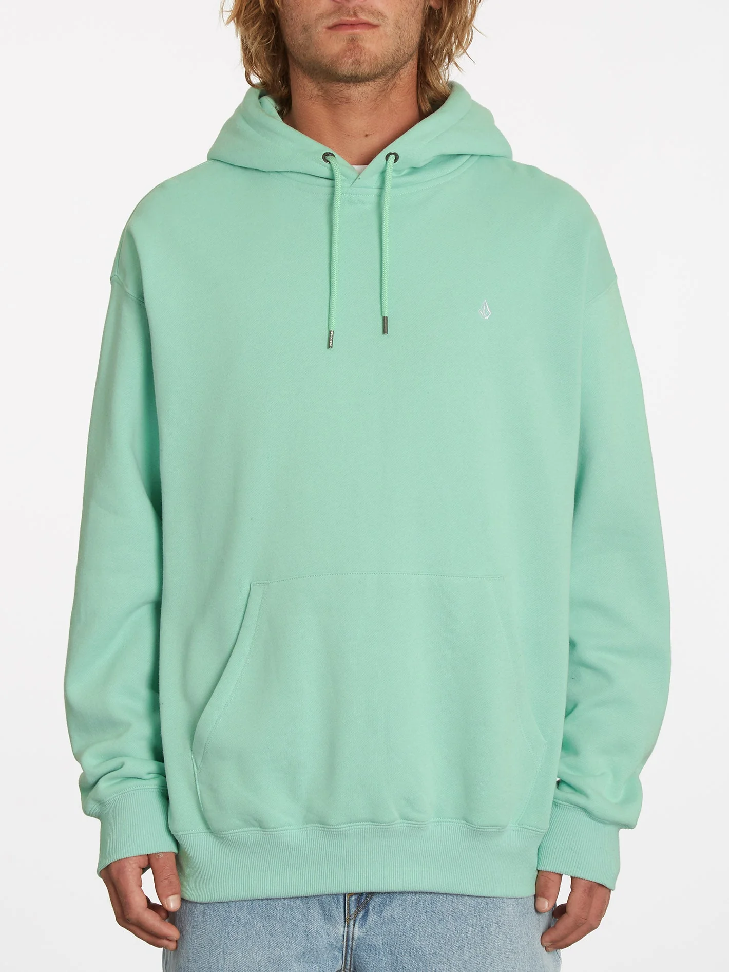 Sweat à capuche Single Stone - LICHEN GREEN