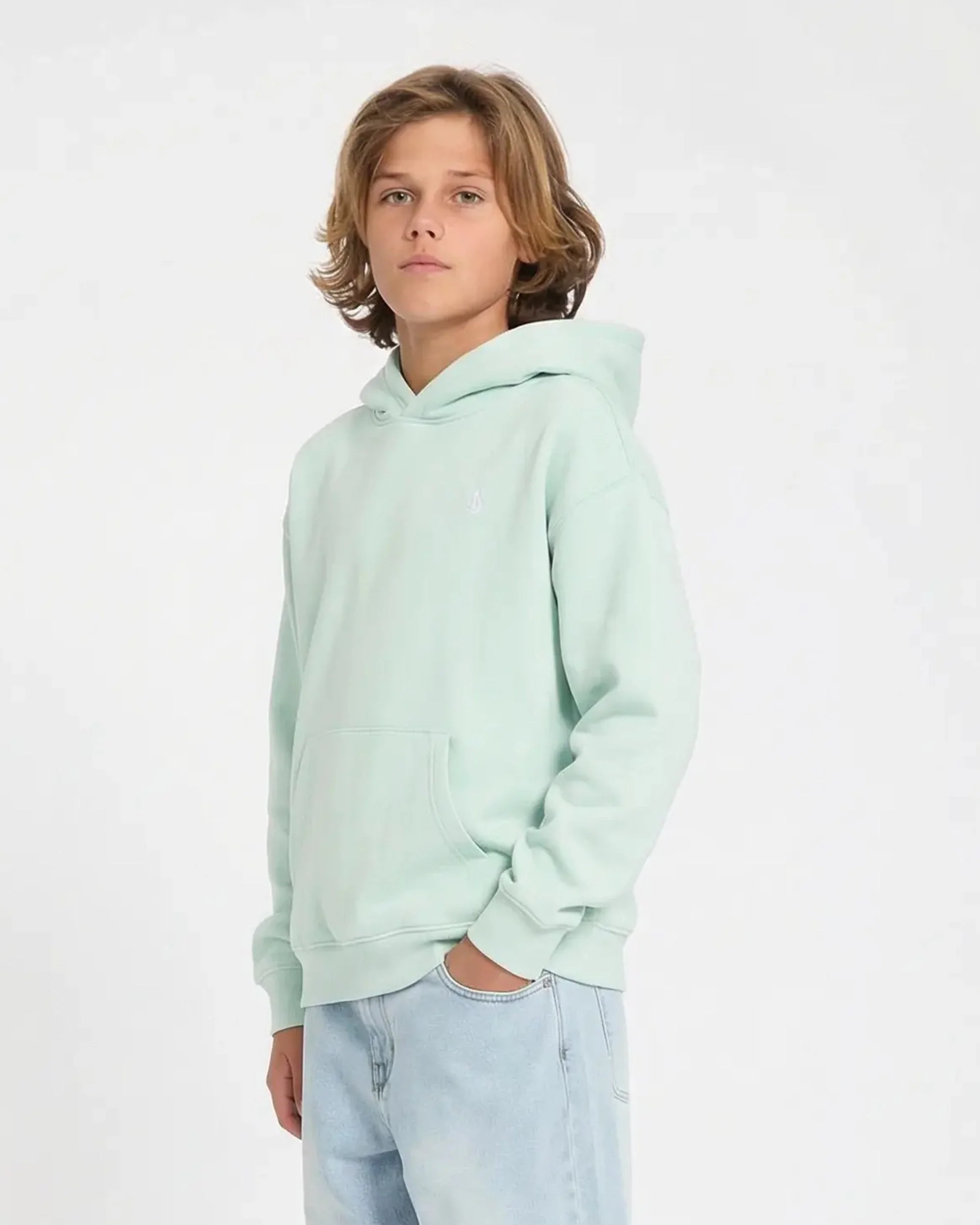 Sweat à capuche Single Stone - Pale Aqua - (ENFANT)