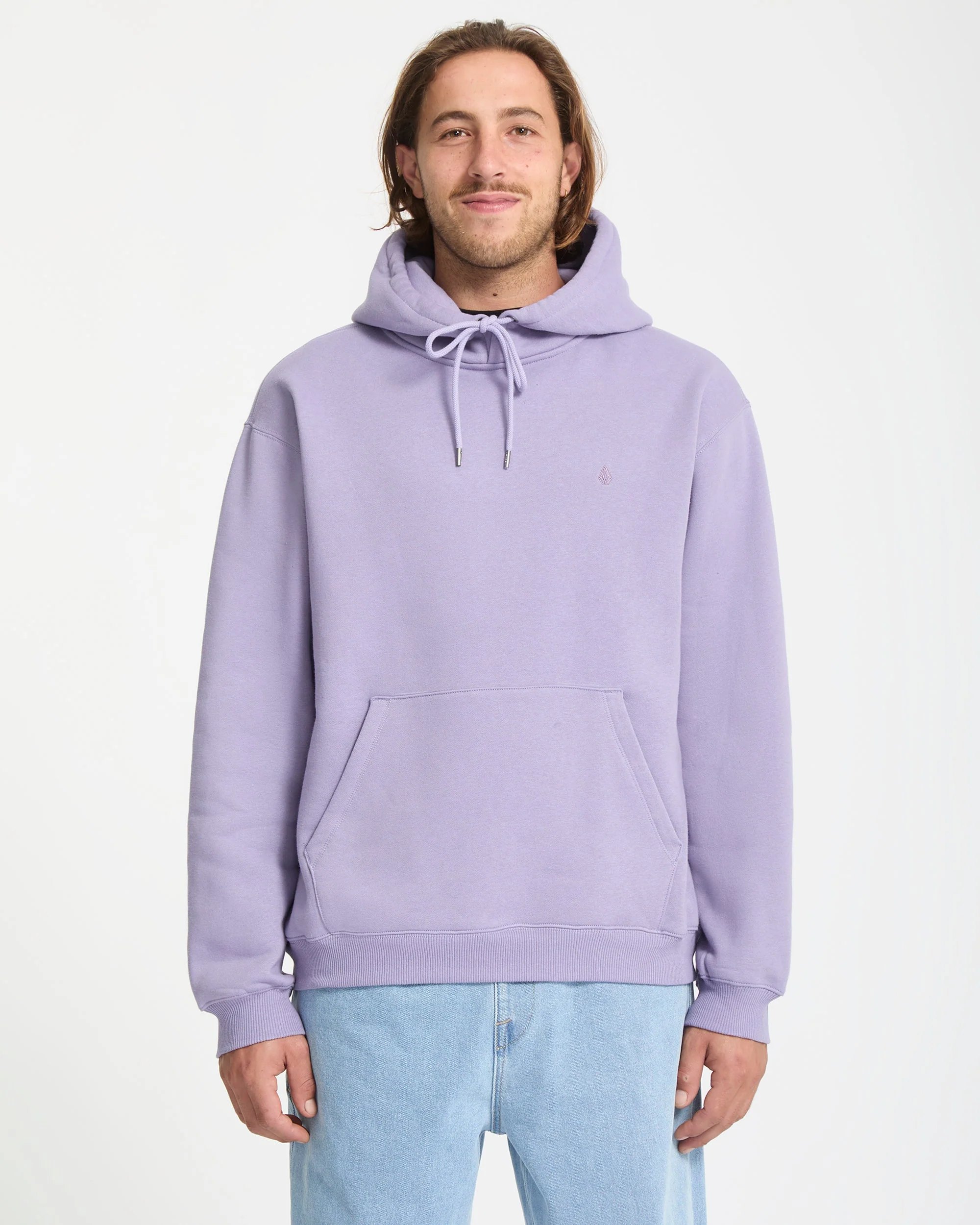 Sweat À Capuche Single Stone - Purple Ash