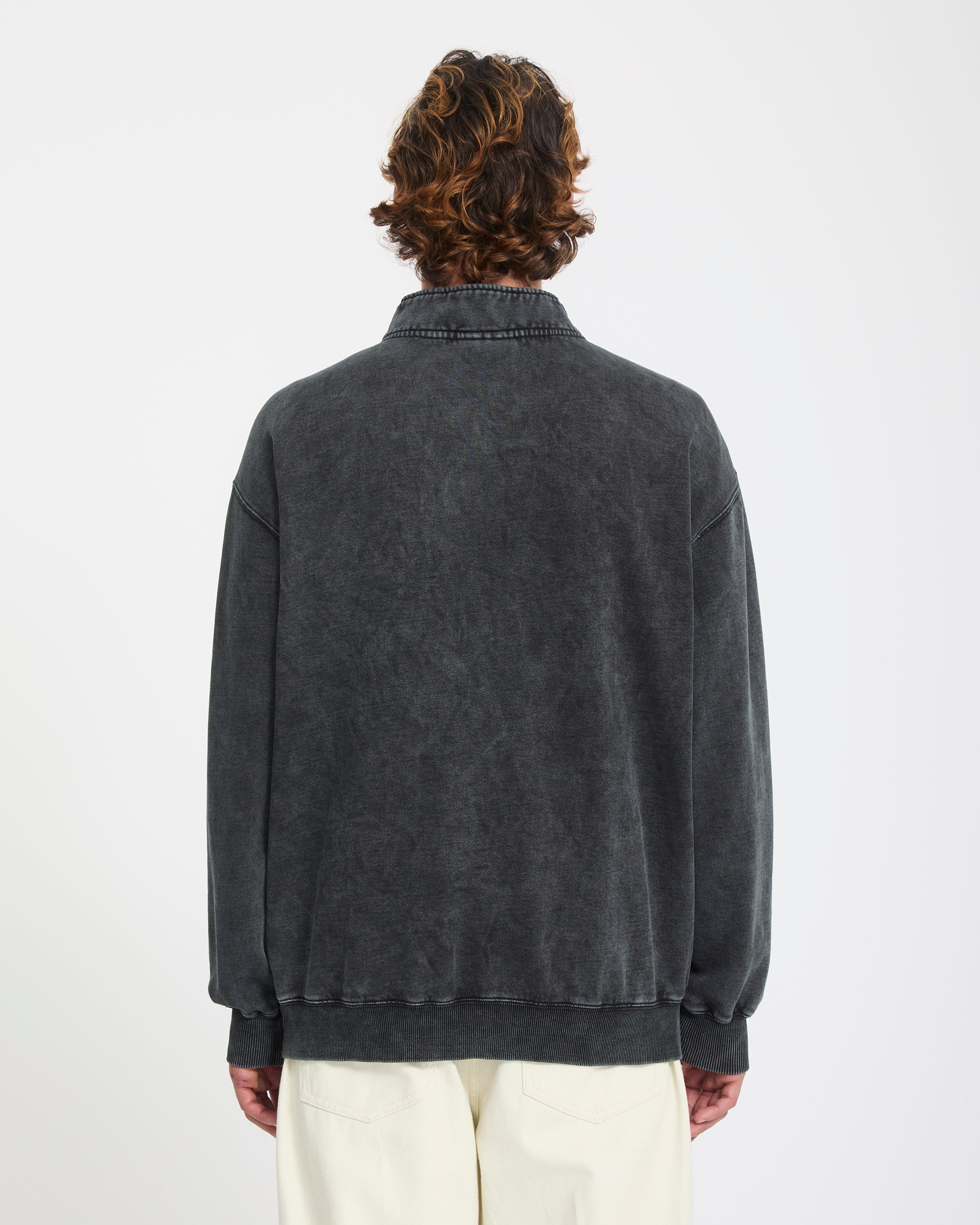 Sweatshirt zippé Single Stone - Light Acid Black - Image 3