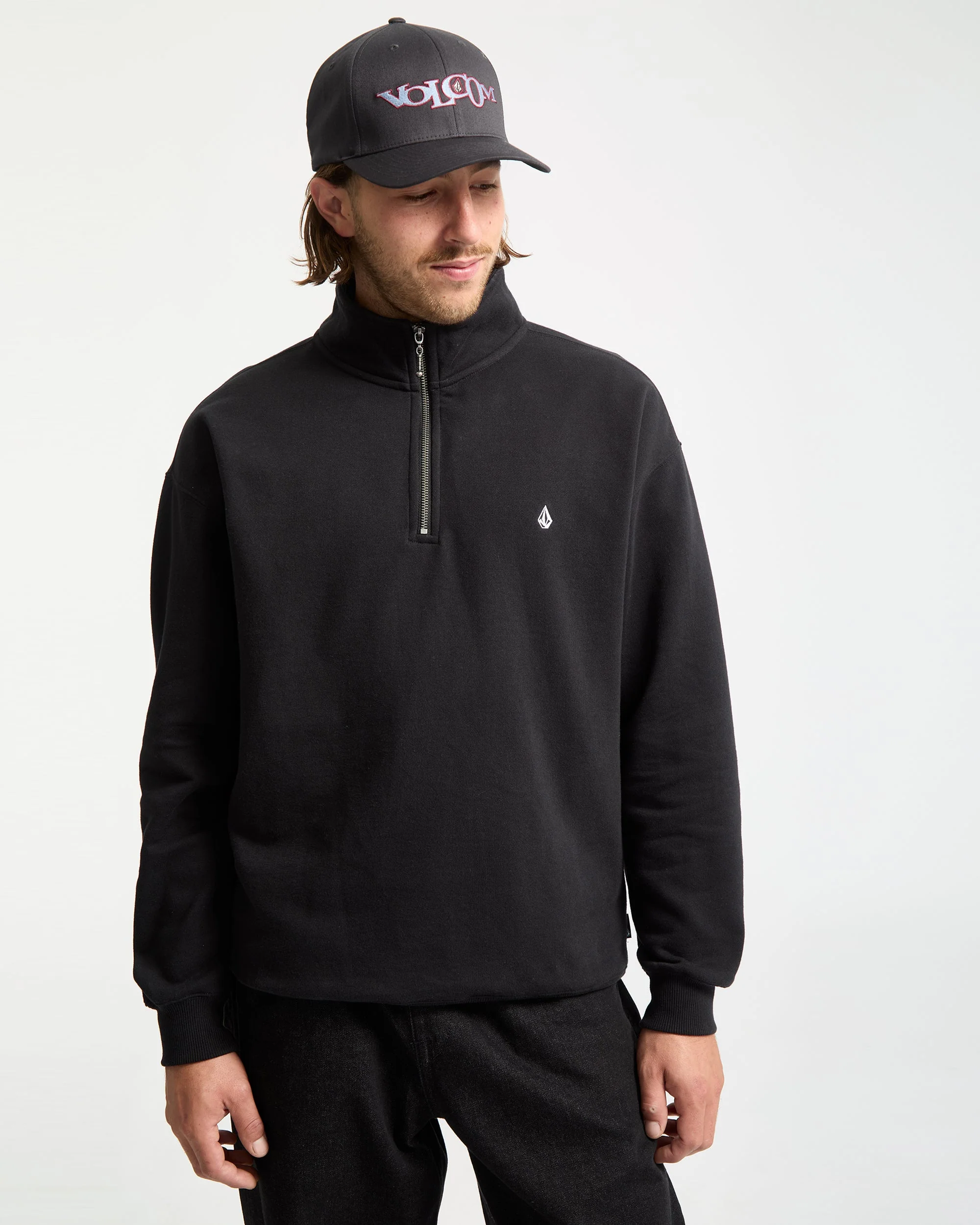 Sweatshirt Zippé Single Stone - Black - Image 5