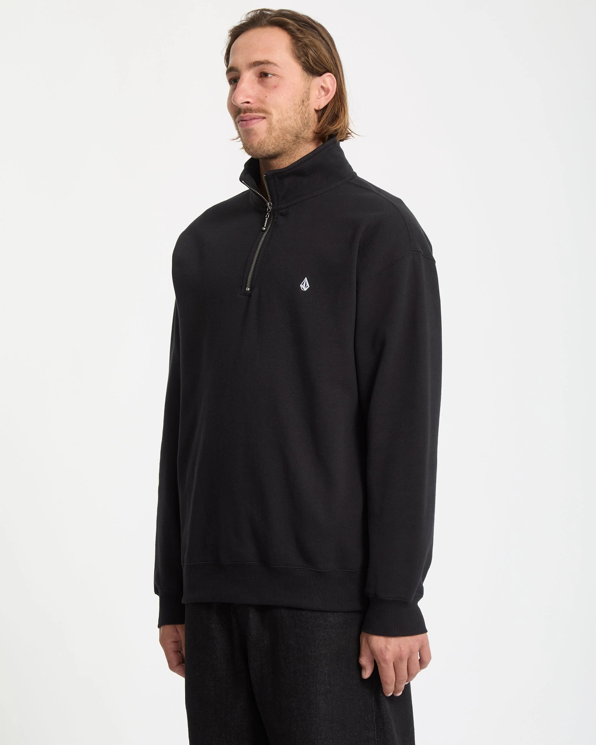 Sweatshirt Zippé Single Stone - Black - Image 7