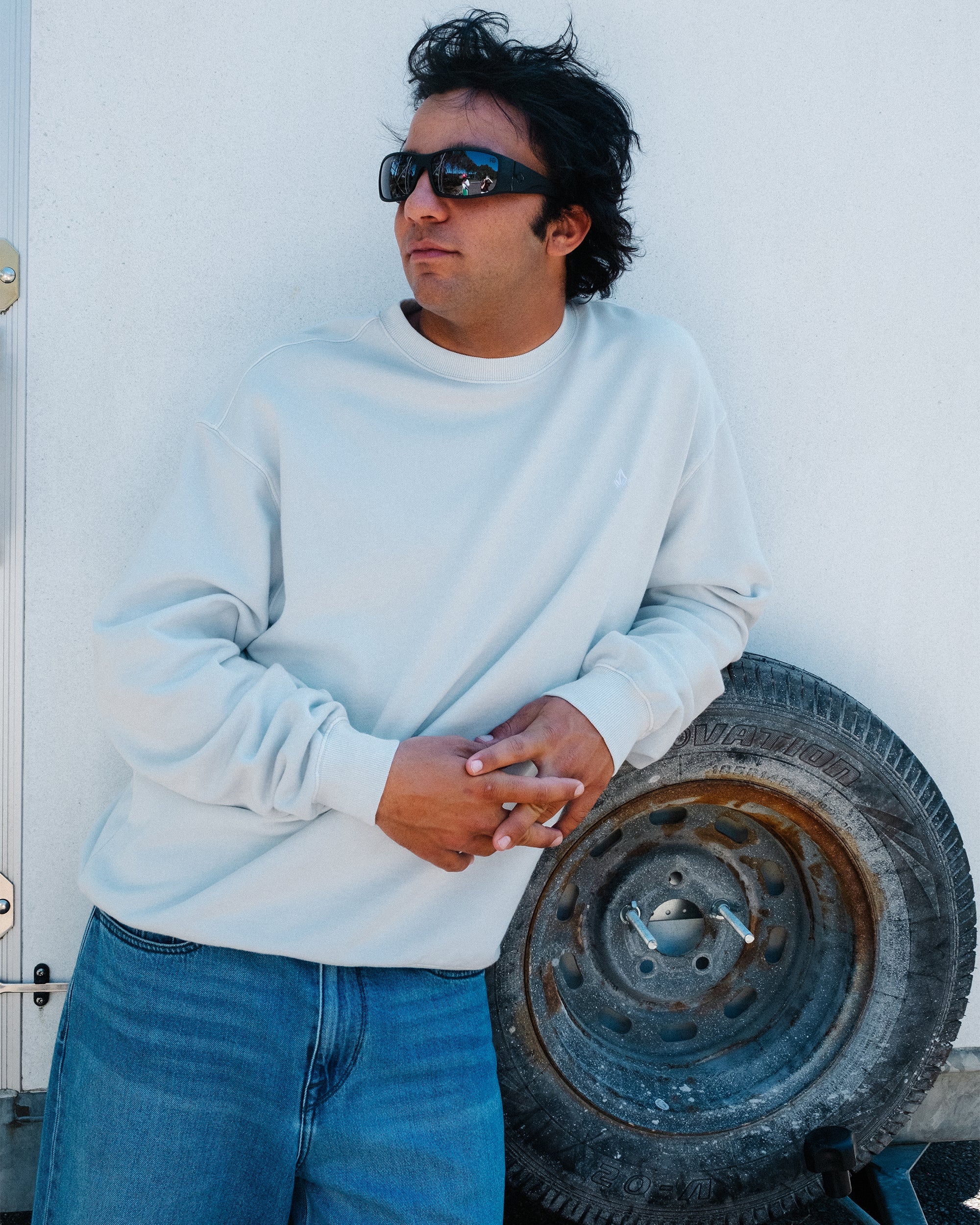 Sweatshirt Single Stone - Light Blue Acid - Image 4