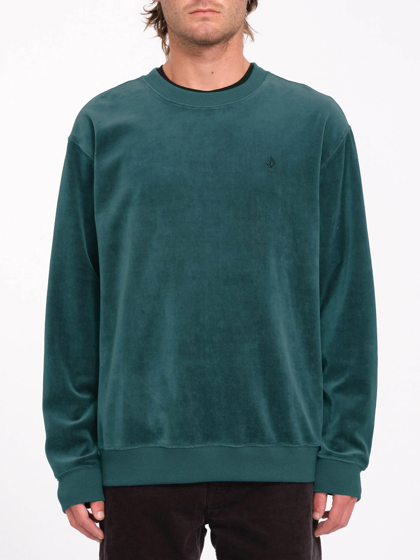 Sweat Single Stone Velvet - EVERGREEN