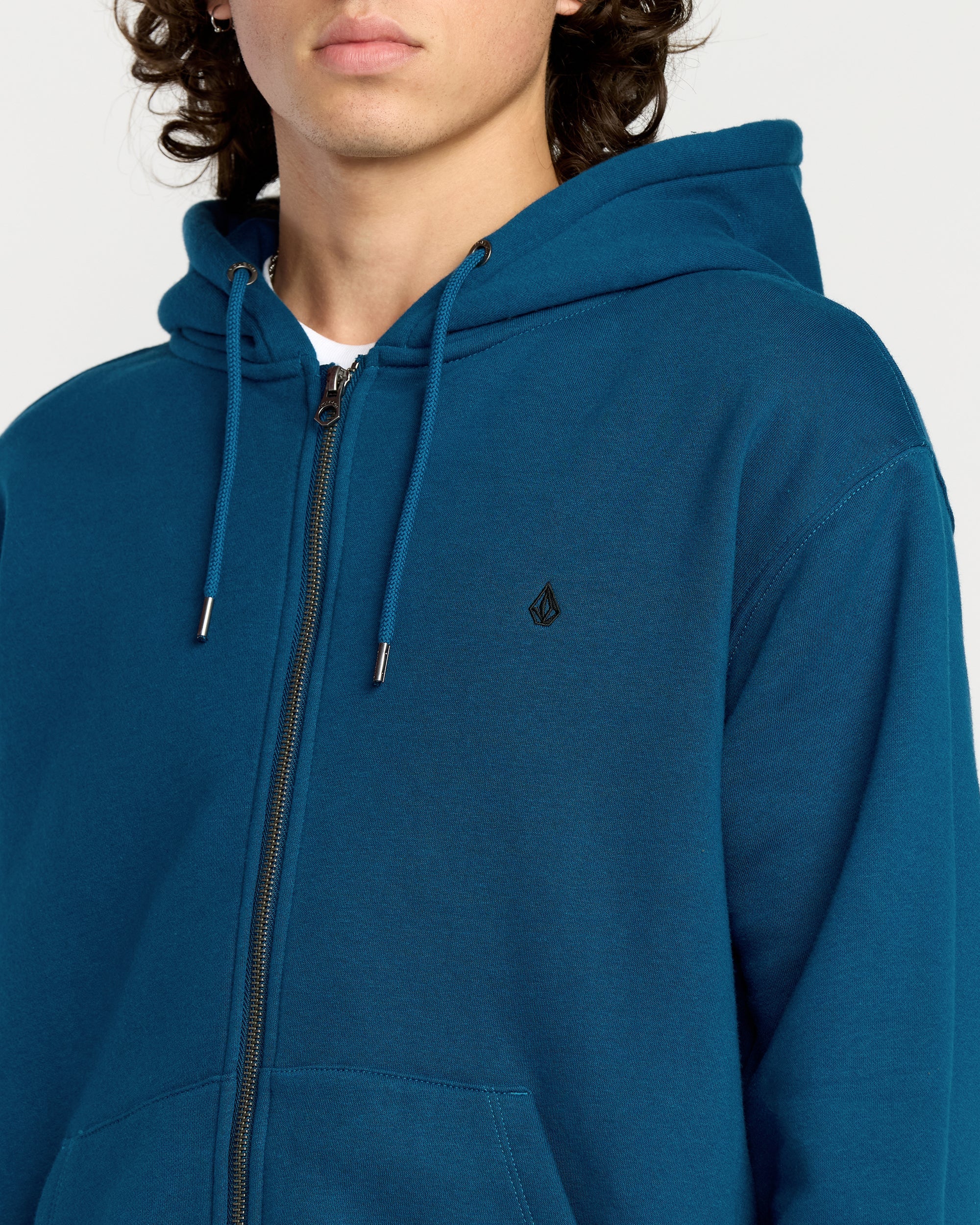 Sweat À Capuche Zippé Single Stone - Cosmic Blue - Image 3