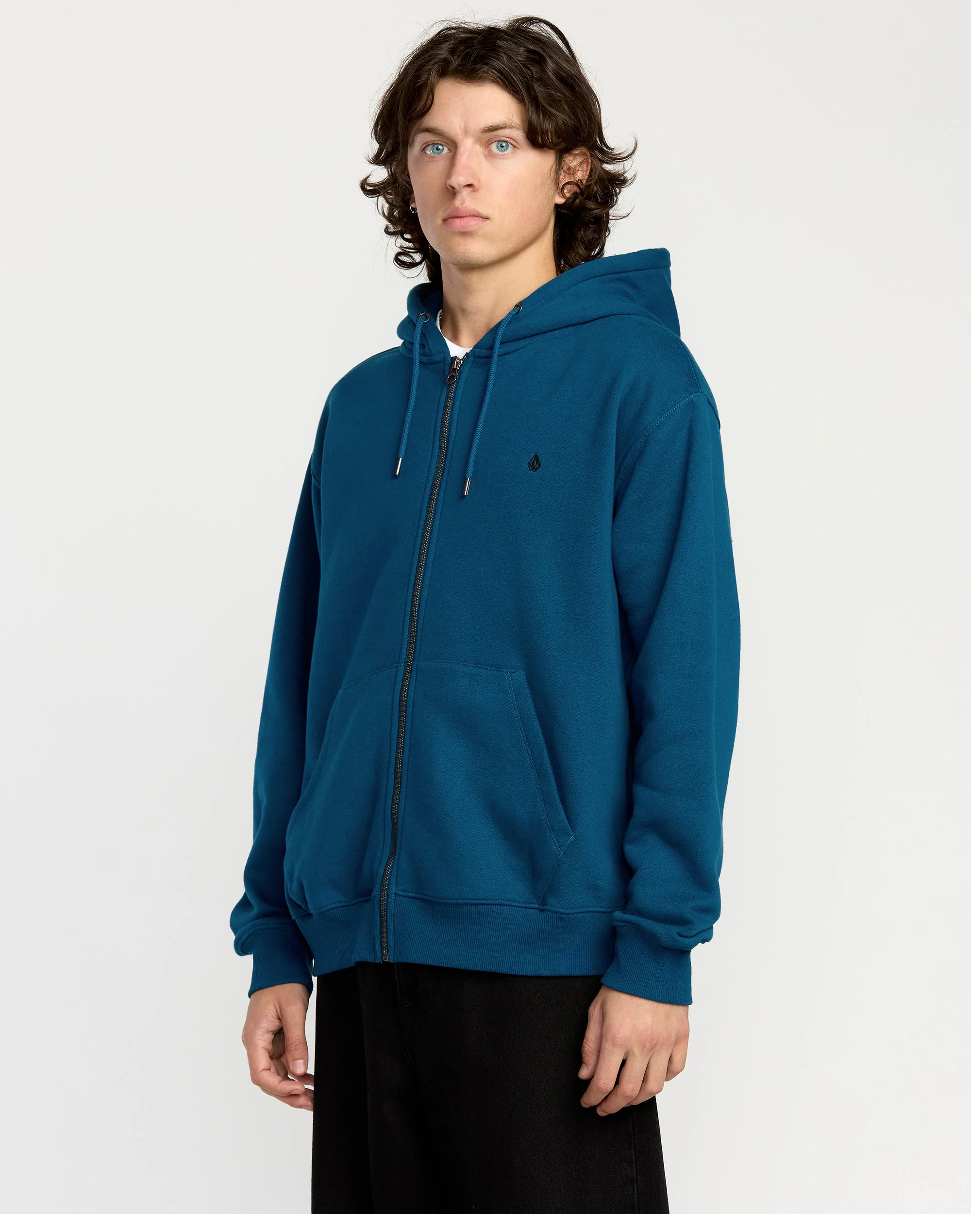 Sweat À Capuche Zippé Single Stone - Cosmic Blue - Image 5