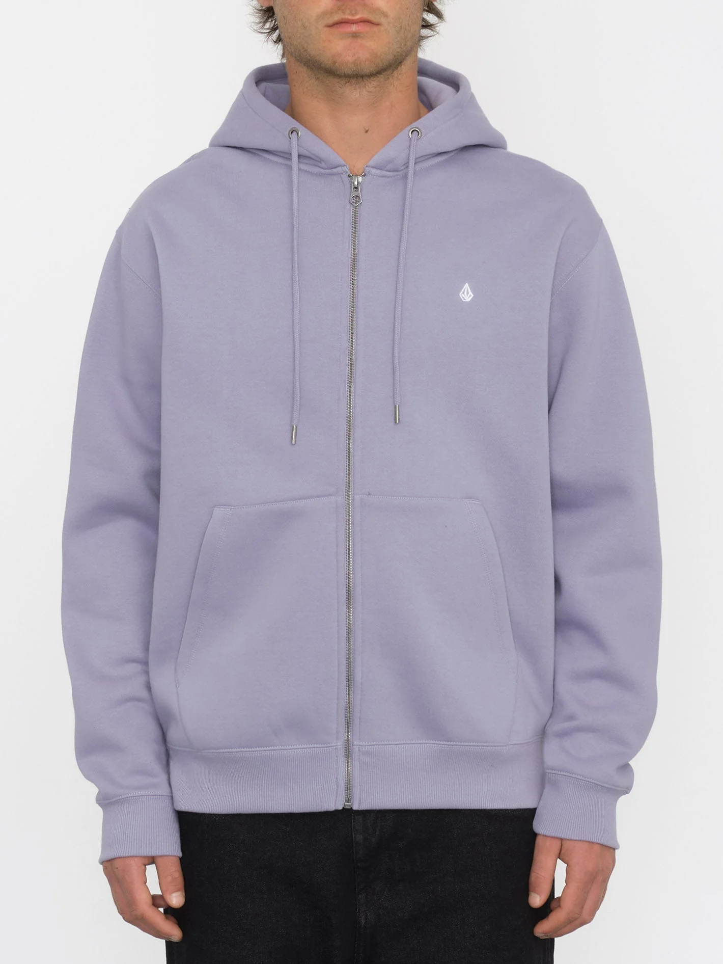 Sweat à capuche zippé Single Stone - VIOLET DUST