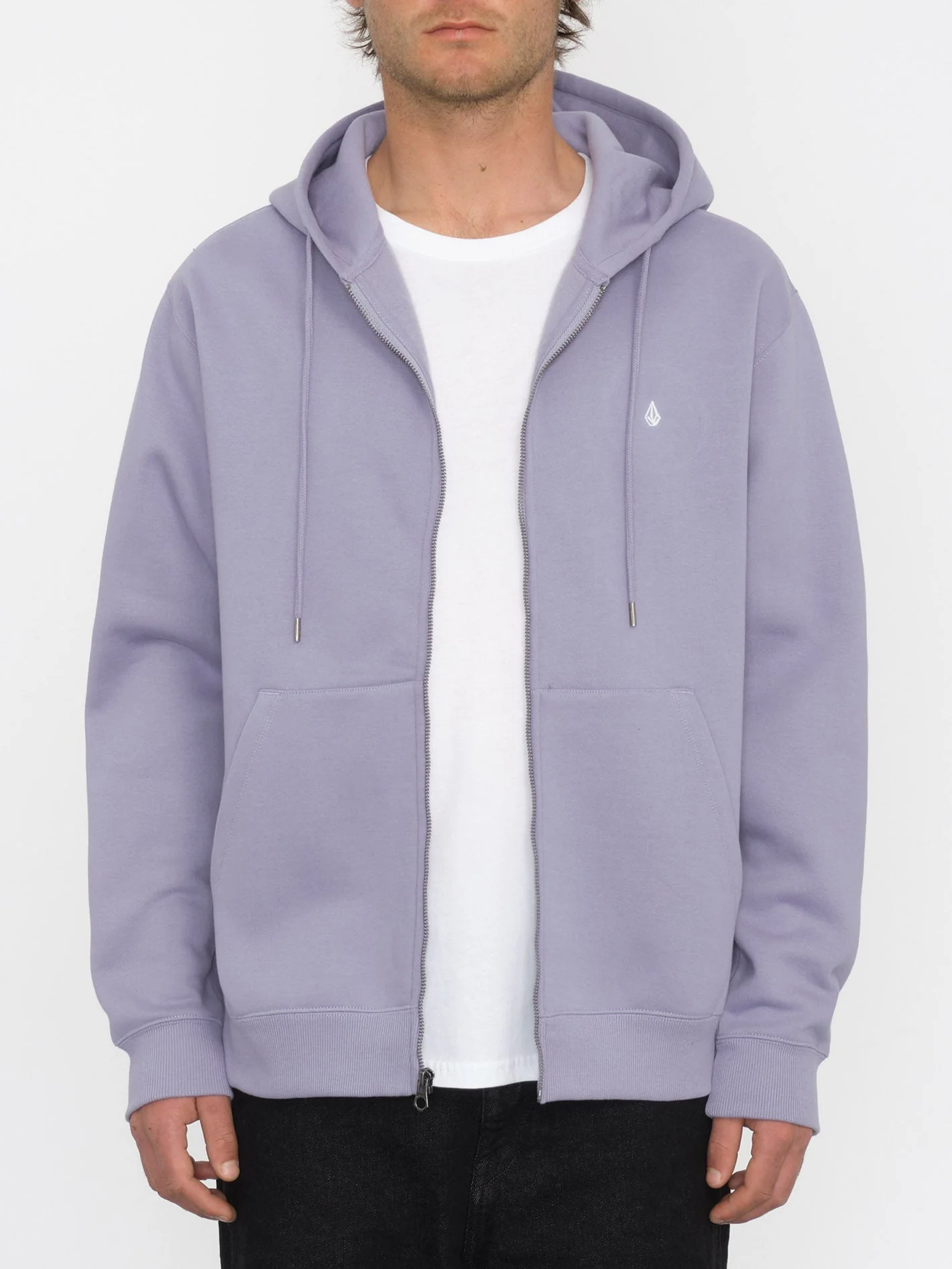 Sweat à capuche zippé Single Stone - VIOLET DUST - Image 4
