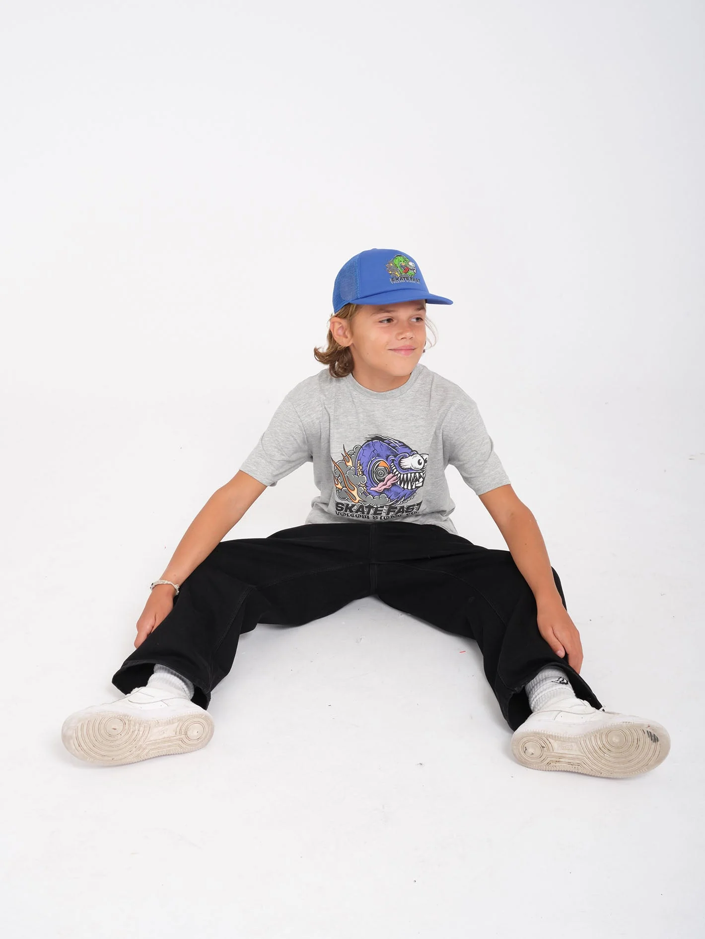 T-shirt Skate Fast - HEATHER GREY - (ENFANT) - Image 5