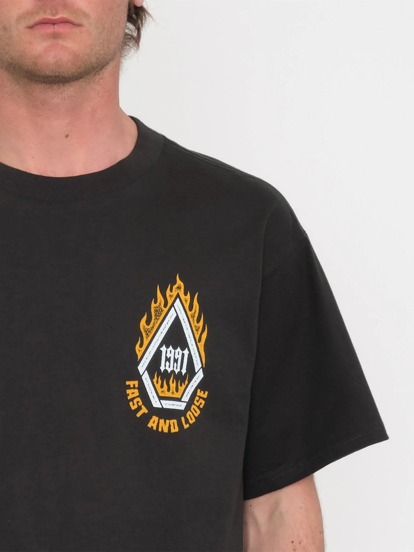 T-Shirt Skate Vitals Fast N Loose - STEALTH