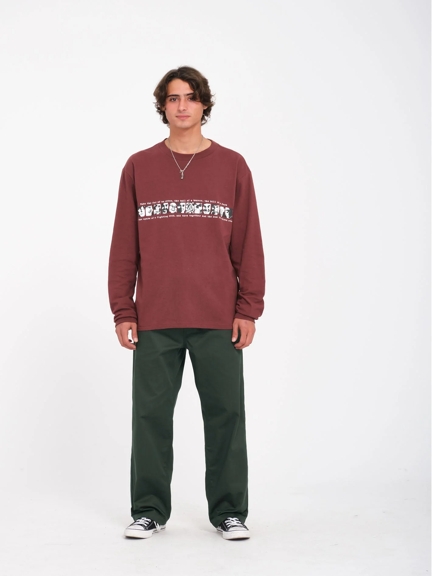 T-shirt Skate Vitals Remy - MERLOT - Image 5