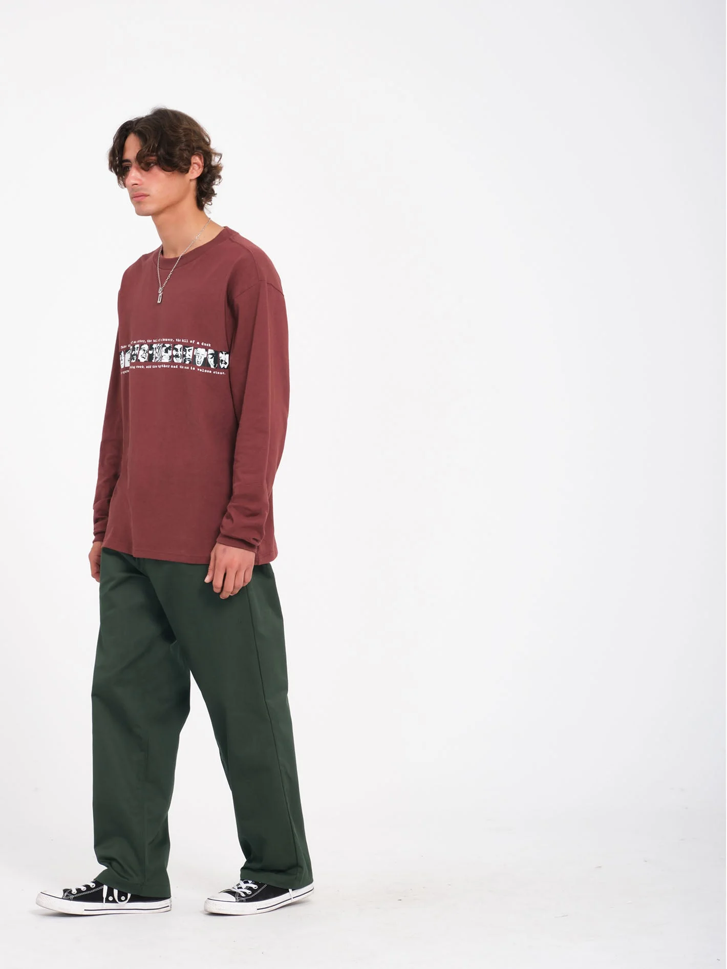 T-shirt Skate Vitals Remy - MERLOT - Image 6